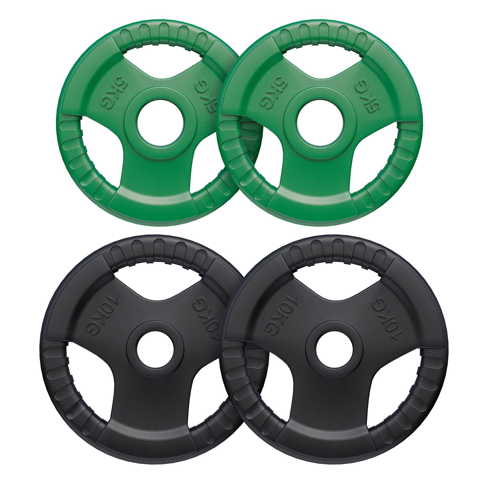 Hantelscheibe Hantelscheibe 50/51mm Olympia Gummi Gripper 1,25-25 KG