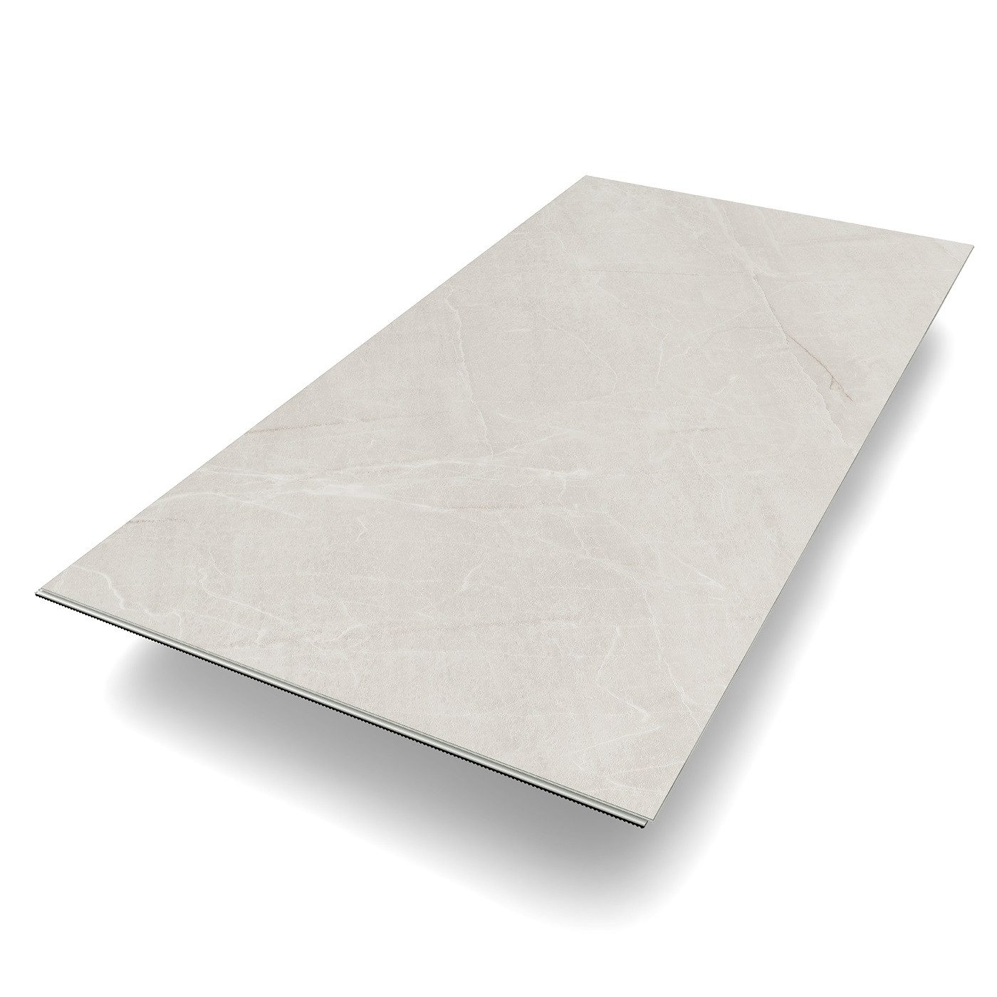 Bodenglück Виниловый ламинат BASIC Kollektion in Fliesenoptik, Grau, Dekor Eislingen, integrierte Trittschalldämmung, 620 x 310 x 5,0 mm, Paketpreis für 1,922 m²