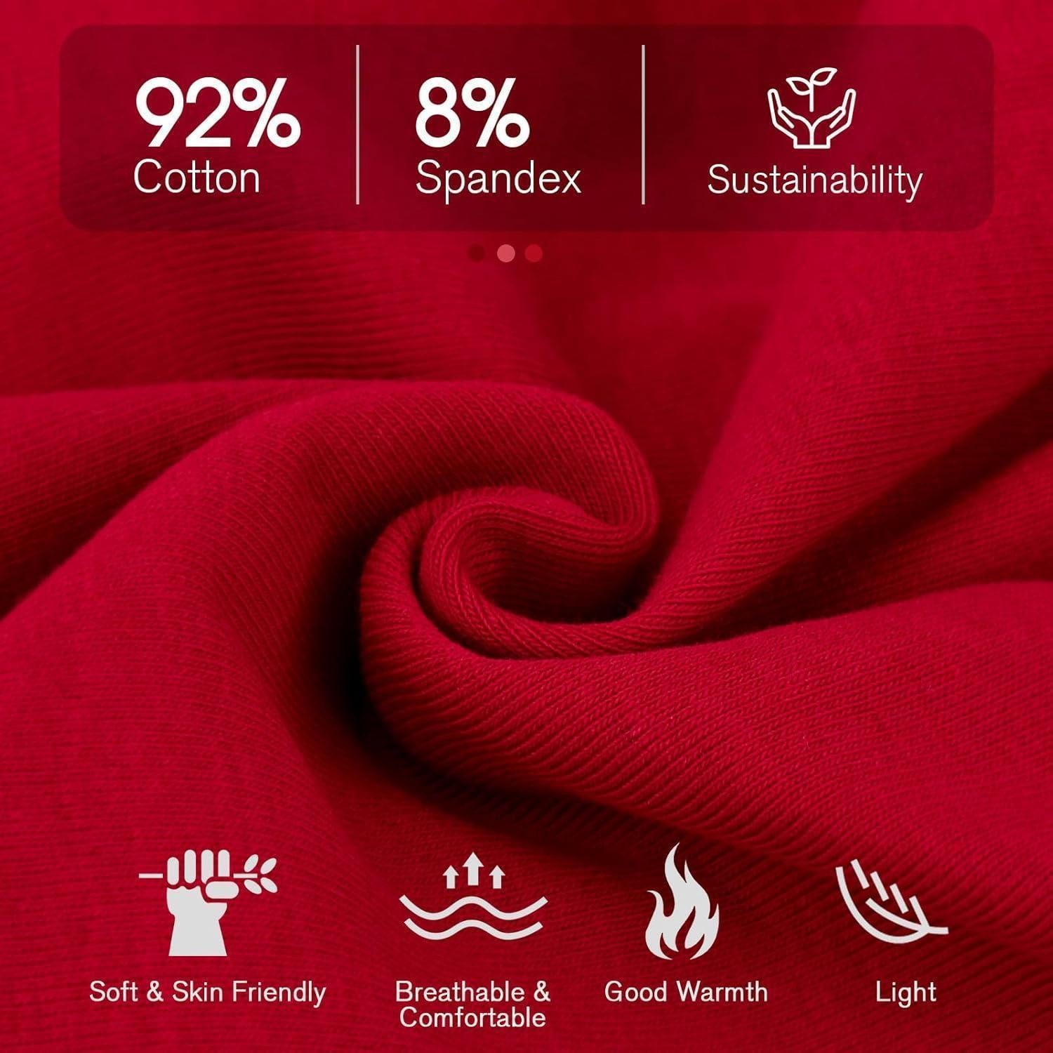 LuxusKollektion Beanie Beanie Damen Herren Baumwolle Alltag Übergangszeiten Weinrot