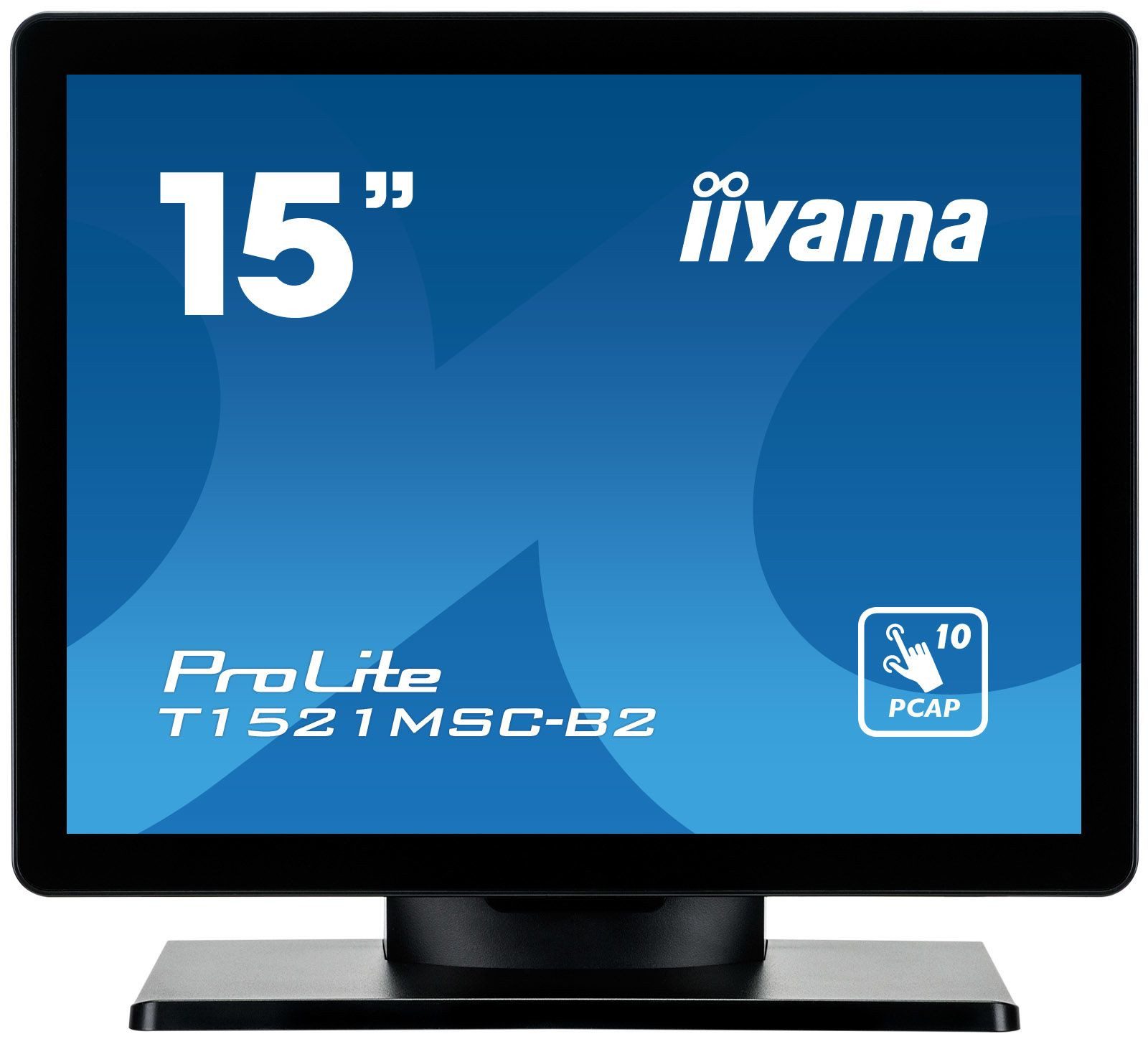 Iiyama 38.0cm (15) T1521MSC-B2 4:3 M-Touch VGA+HDMI retail TFT-Monitor (1024 x 768 px, XGA, 8 ms Reaktionszeit, TN, Touchscreen, Lautsprecher)