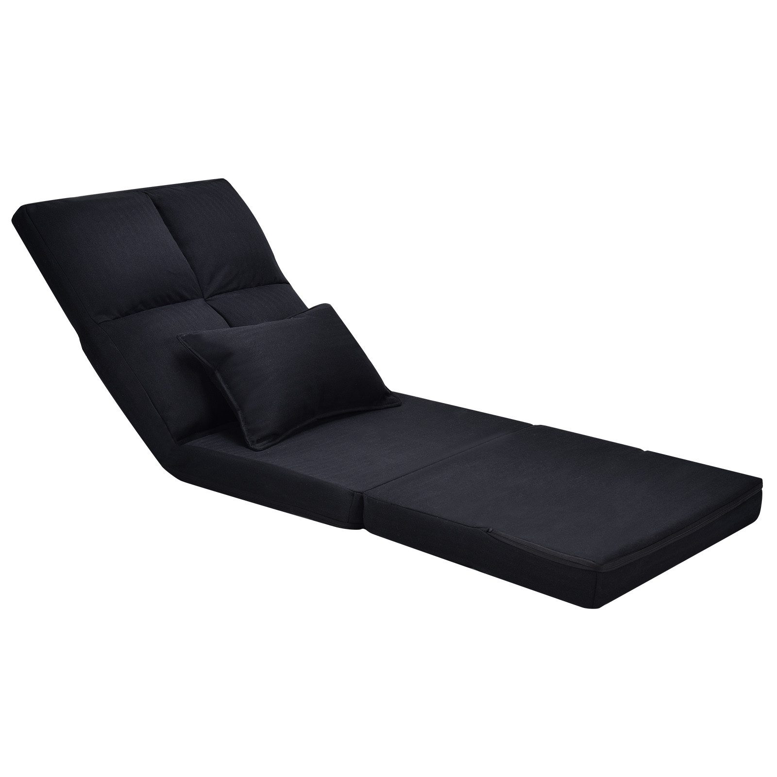 COSTWAY Relaxsessel, mit verstellbarer Lehne&Kissen,klappbar günstig online kaufen
