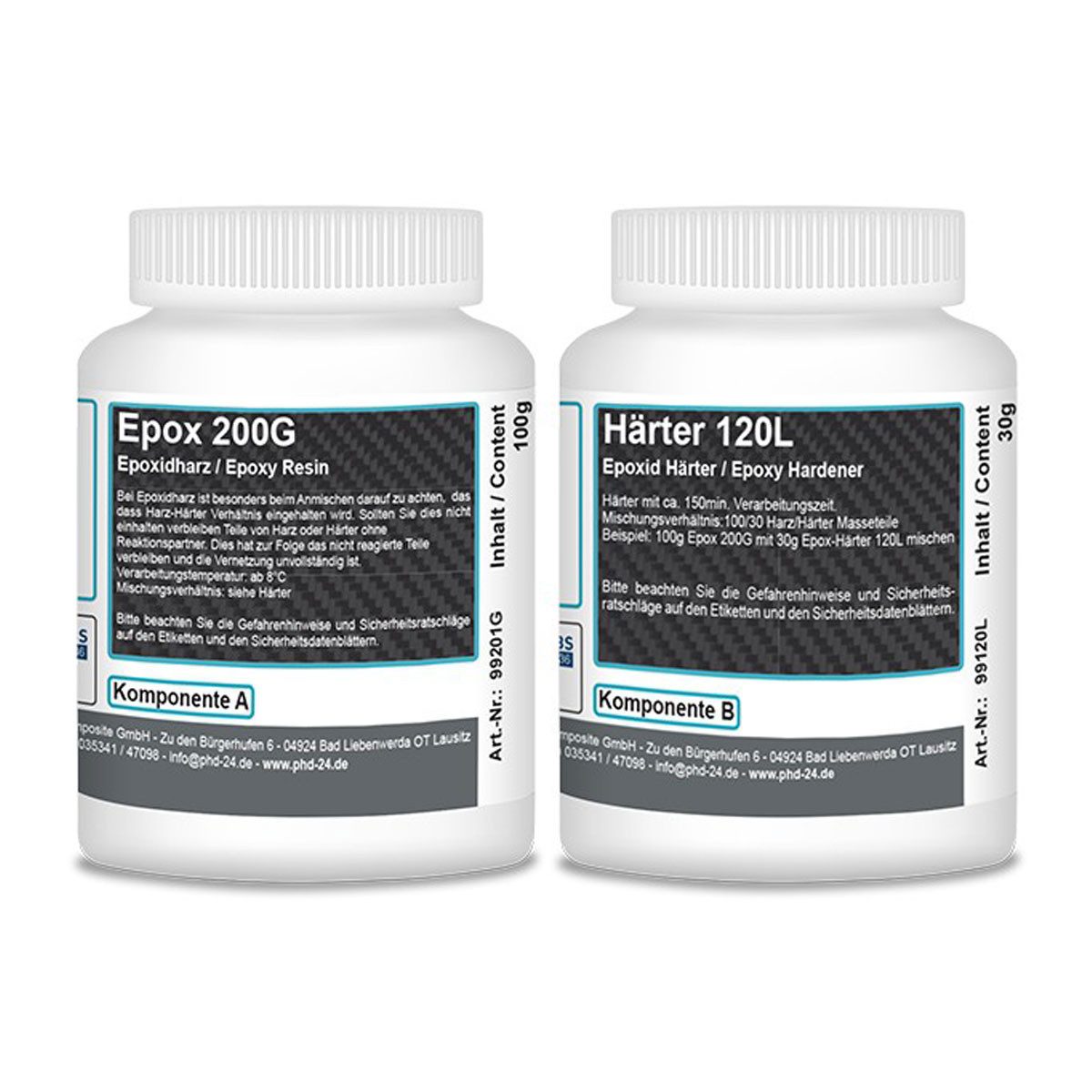 DD Composite Epoxidharz 100g Epox 200G + 30g Härter 120L