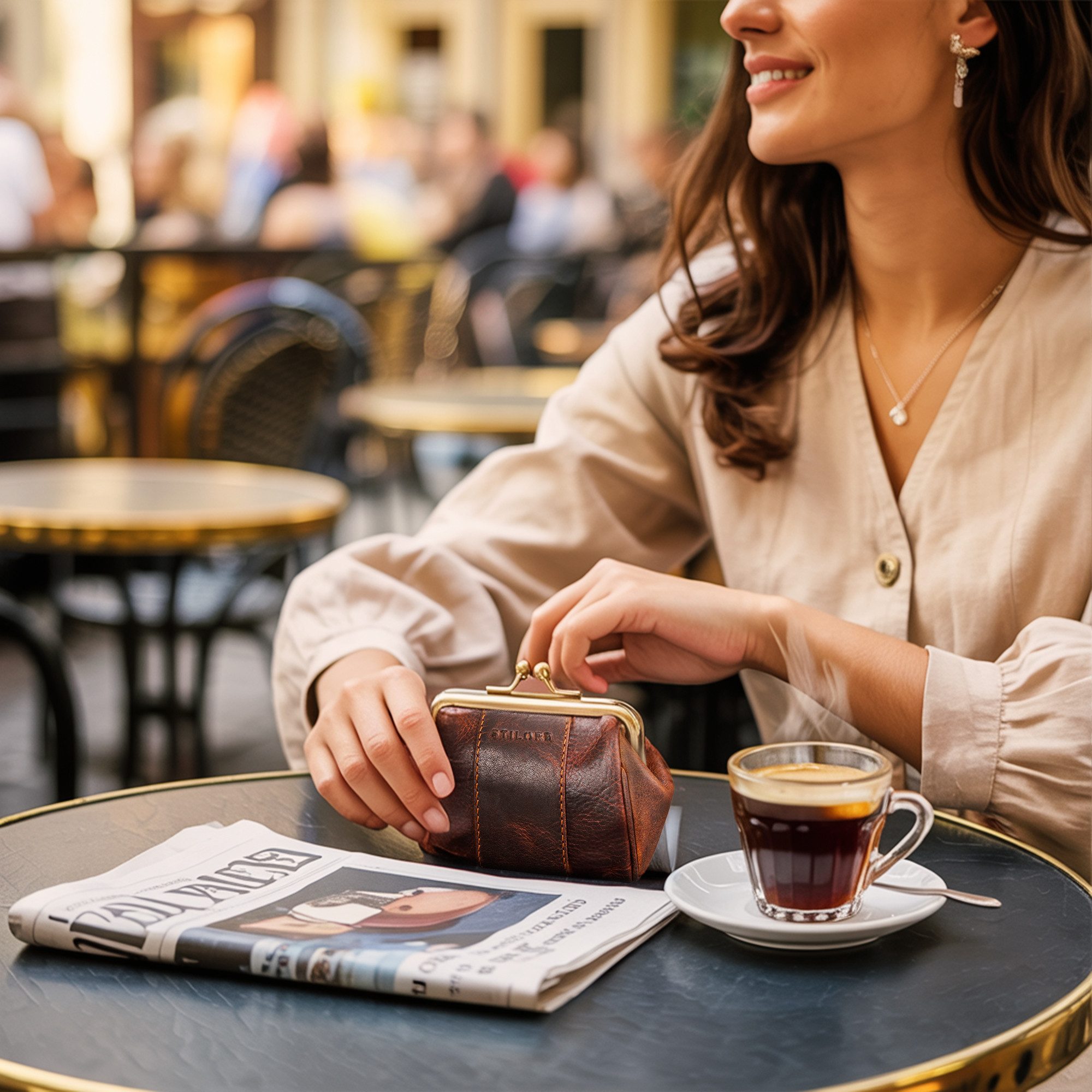 STILORD Geldbörse "Dolly" Echtleder Geldbörse Damen Retro Klein Elegant Kis günstig online kaufen