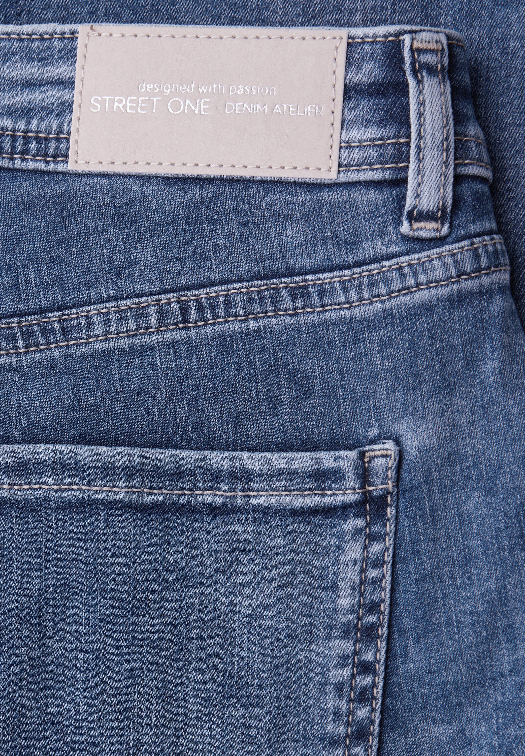 STREET ONE 5-Pocket-Jeans Style Jane mit schmalem Bein und Stretch