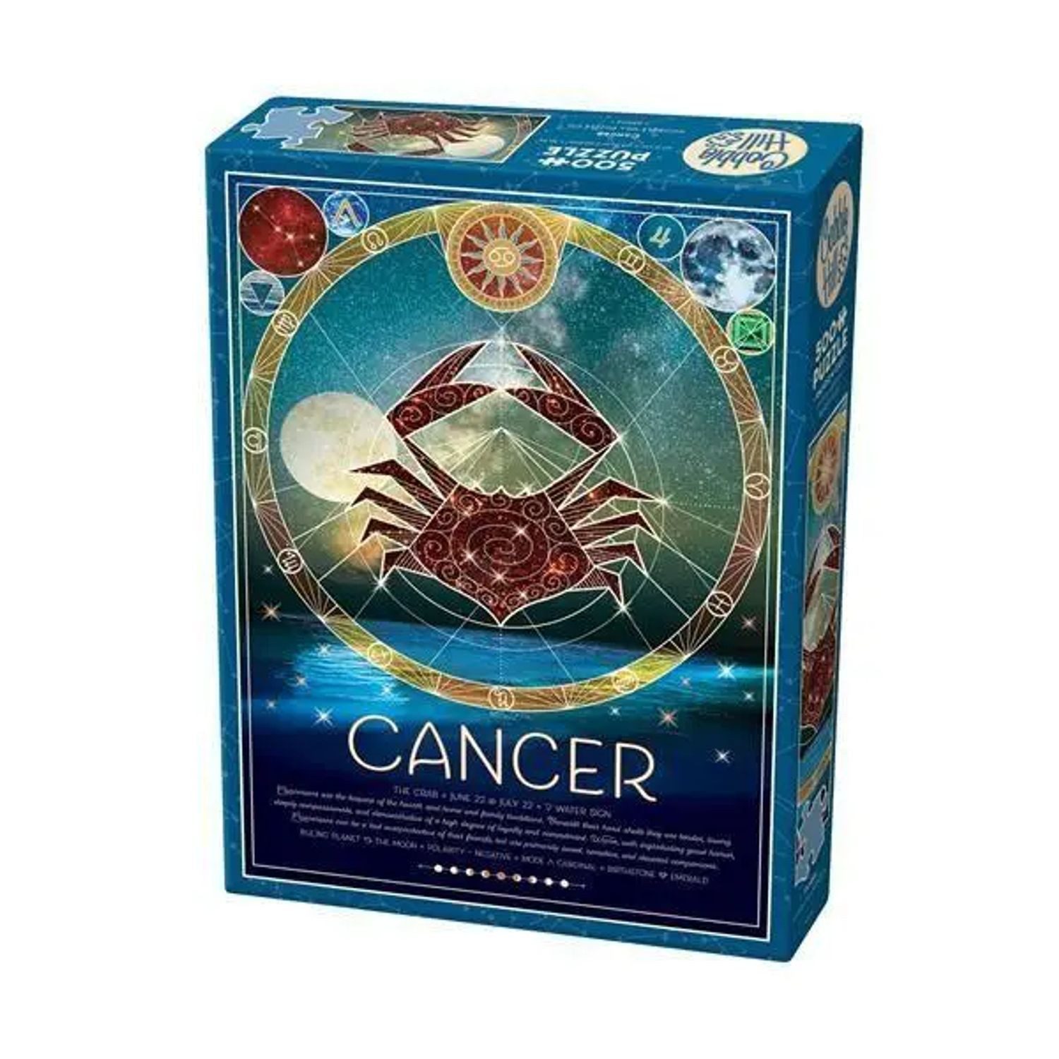 BrainBox Puzzle Sternzeichen Krebs 500 Teile, 500 Puzzleteile