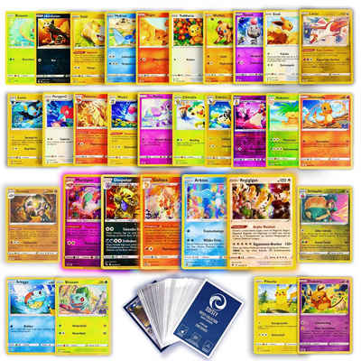 Odisey Sammelkarte 50 verschiedene Original Pokemon Karten und 5 Holos garantiert