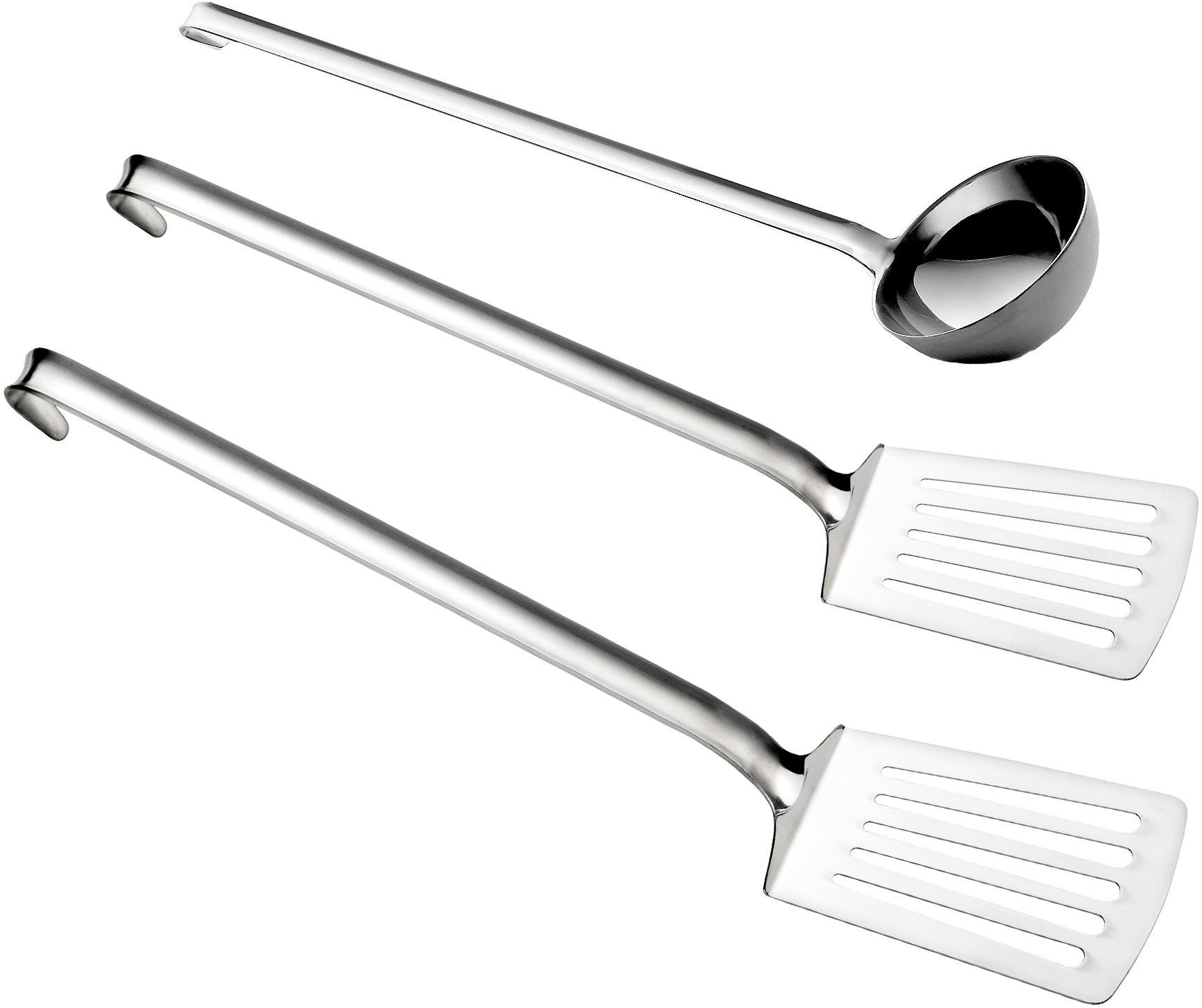 PINTINOX Kochbesteck-Set Professional (Set, 3-tlg), Grill/Kochbesteck (Schöpflöffel, 2 Bratenwender)