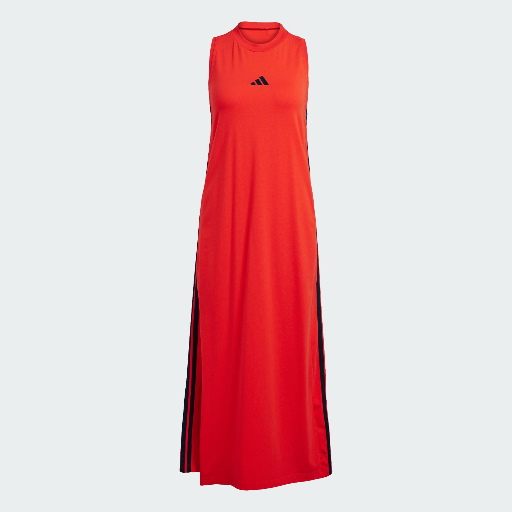 adidas Sportswear Maxikleid ESSENTIALS 3-STREIFEN LONG RACERBACK KLEID (1-tlg)