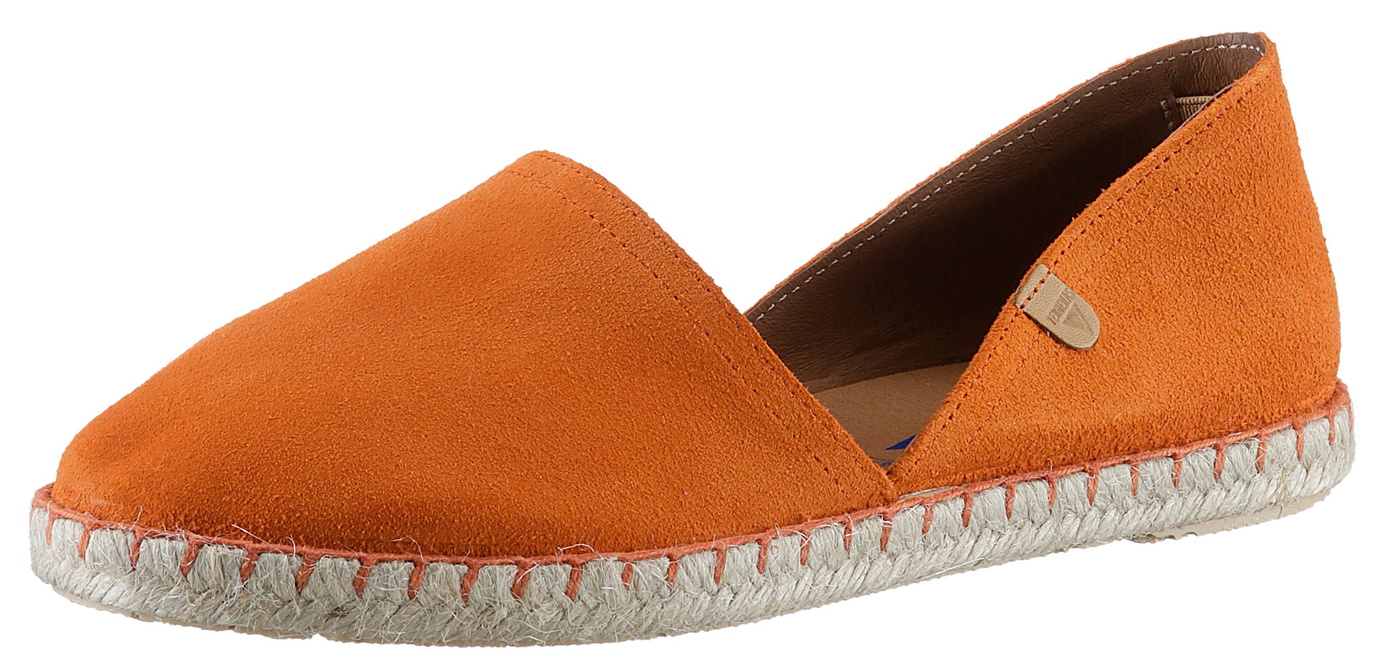 VERBENAS Espadrille, Schlupfschuh, Sommerschuh, Loafer mit typischem Jute-Rahmen