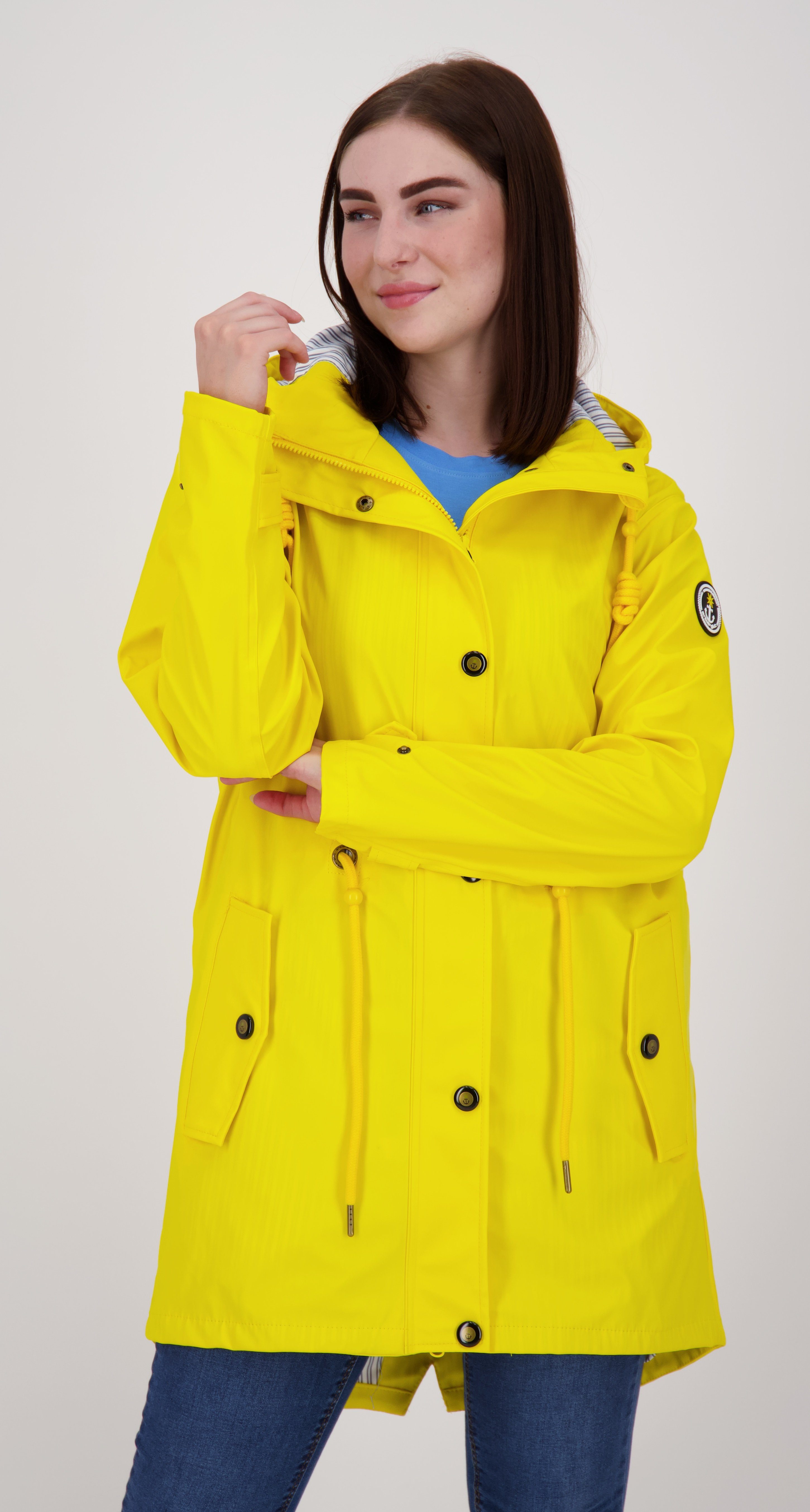DEPROC Active Regenjacke Regenjacke & Longjacket #ankerglutliebe II CS WOMEN auch in Großen Größen erhältlich yellow