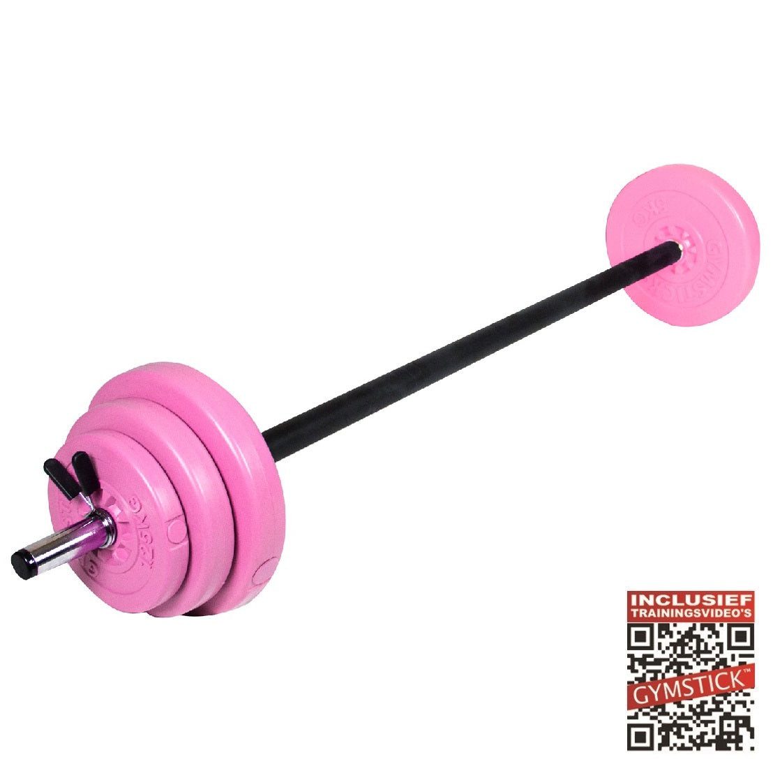 Gymstick Hantel-Set Gymstick Pump Set Rosa - 20 kg mit Online-Trainingsvideos