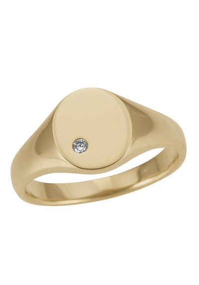 Firetti Diamantring Schmuck Geschenk Gold 333 Damenring Goldring Siegelring Diamant, mit Brillant