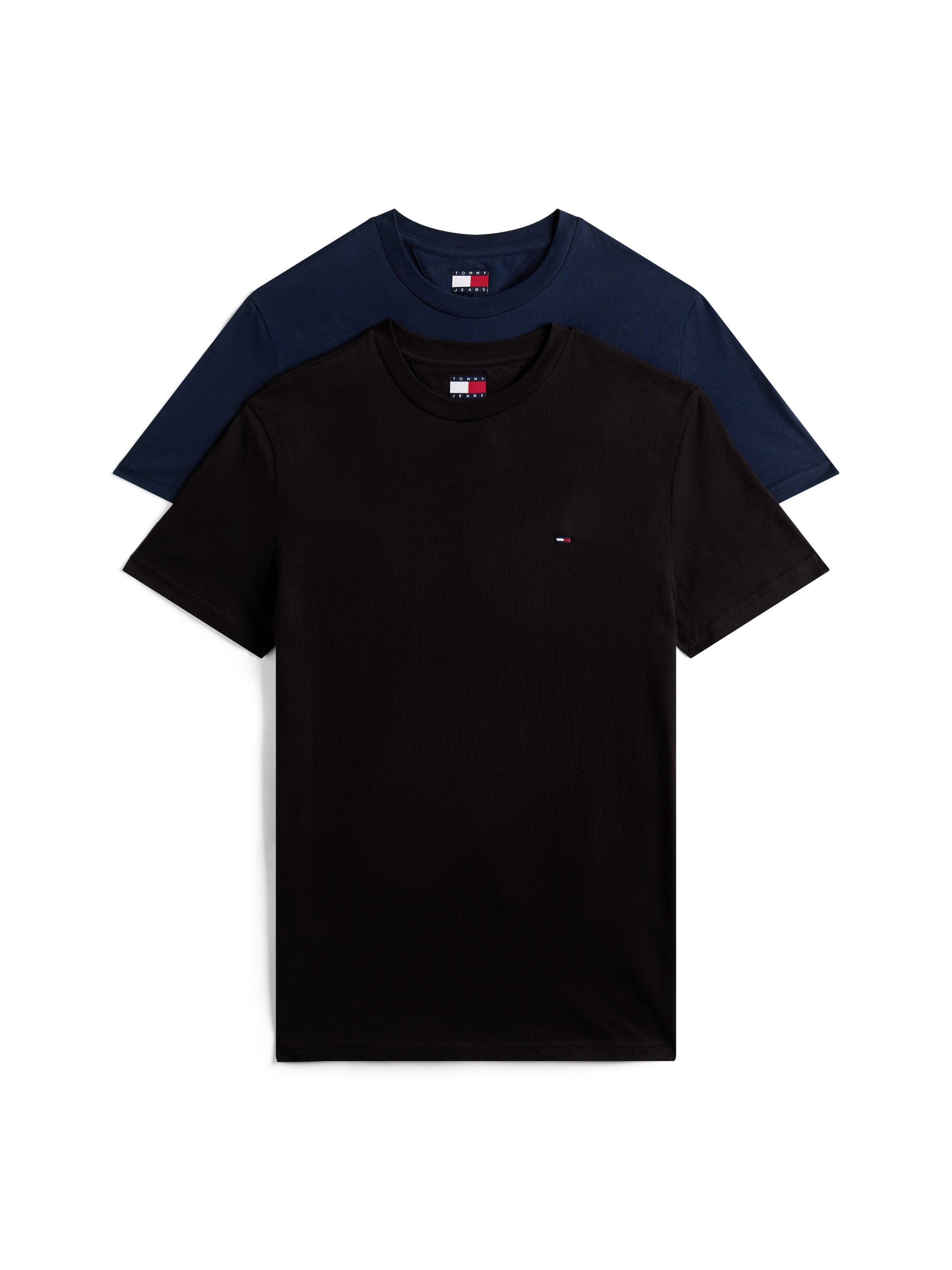 Tommy Jeans Rundhalsshirt TJM XSLIM 2PACK JERSEY TEE EXT (Packung, 2er-Pack günstig online kaufen