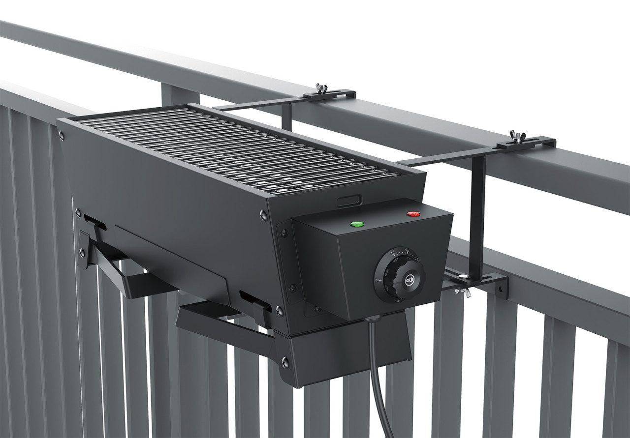 Tepro Elektrogrill Tepro Balkon-Elektrogrill Redfield, Standfest