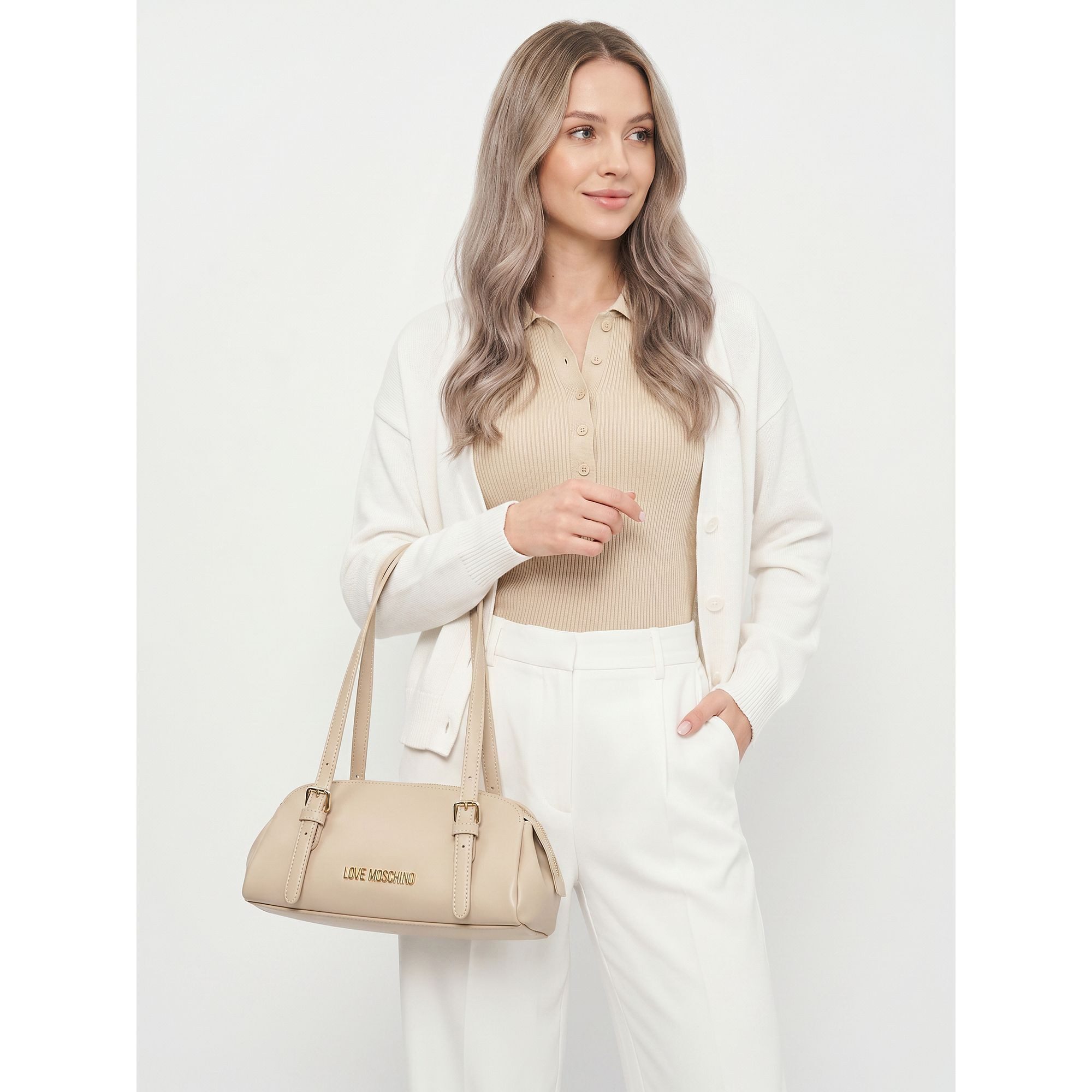 LOVE MOSCHINO Schultertasche, Polyurethan