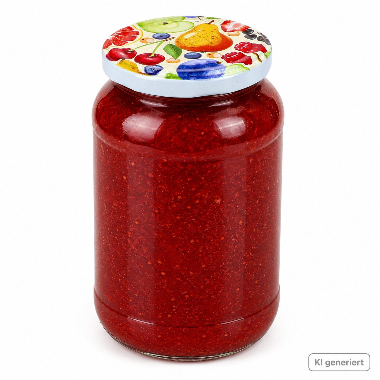 MamboCat Einmachglas 12er Set Sturzglas 720ml Einmachglas Comic-Obst Deckel Rezeptheft, Glas – Bild 4 von 5