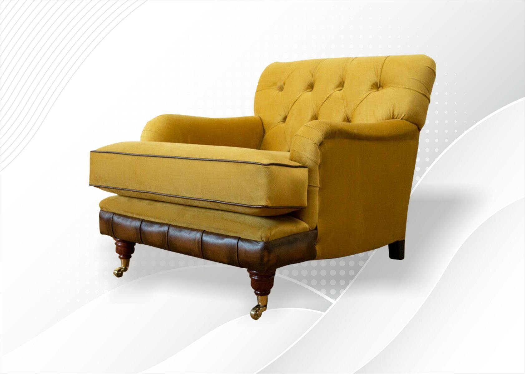 JVmoebel Chesterfield-Sessel, Chesterfield Sessel 1 Sitzer Design