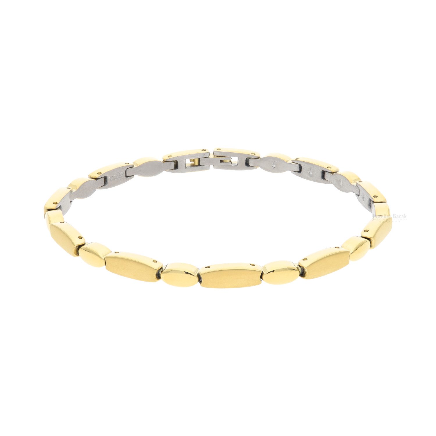 Boccia Armband Boccia Armband 03068-03 Titan, Gold plattiert (kein Set, 1-tlg., kein Set)