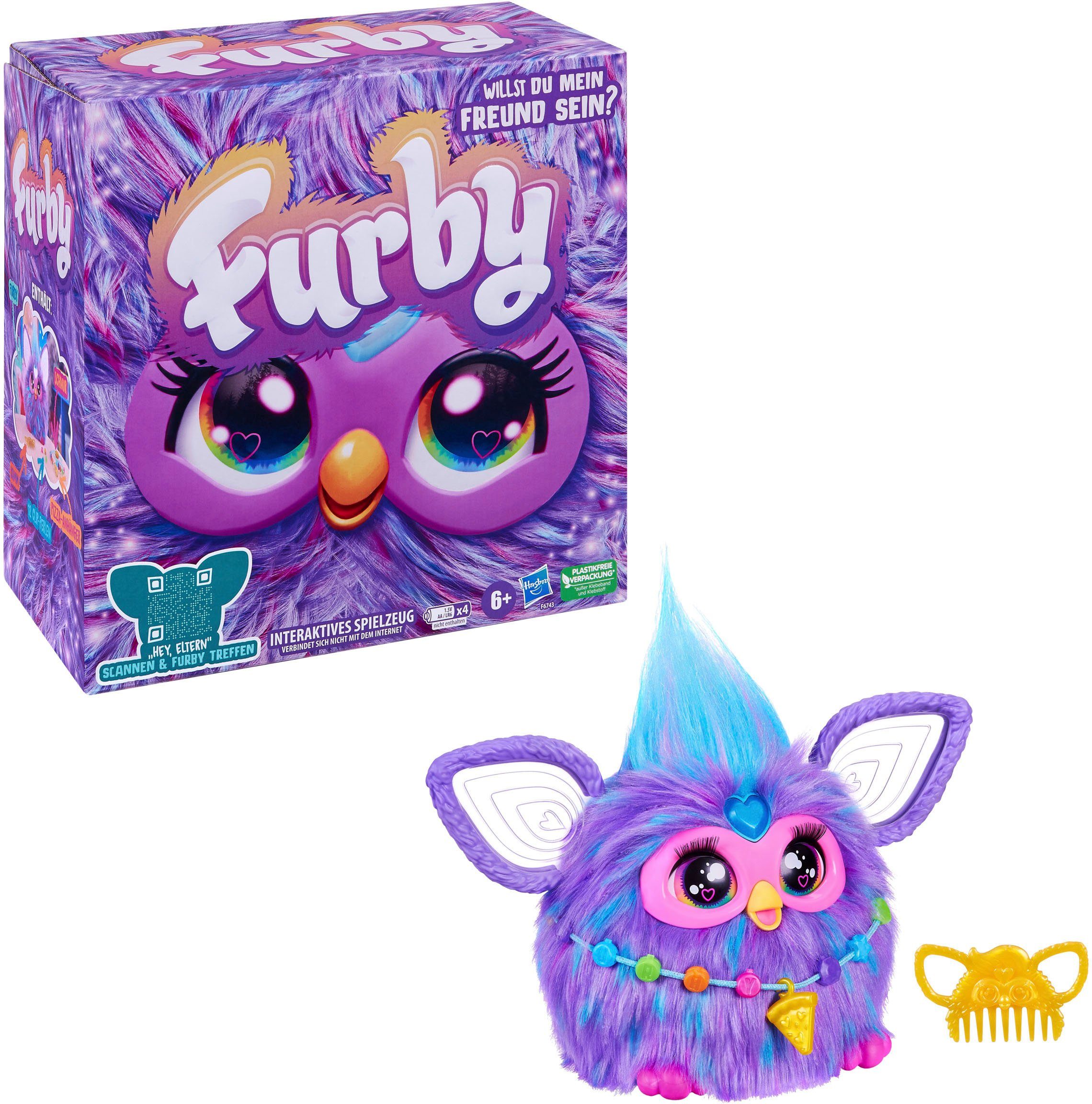 Hasbro Plüschfigur Furby, lila günstig online kaufen