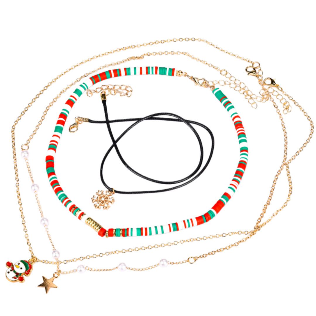 Kityhome Charm-Ketten-Set Weihnachts Halskette Set-Festliches Collier als G günstig online kaufen