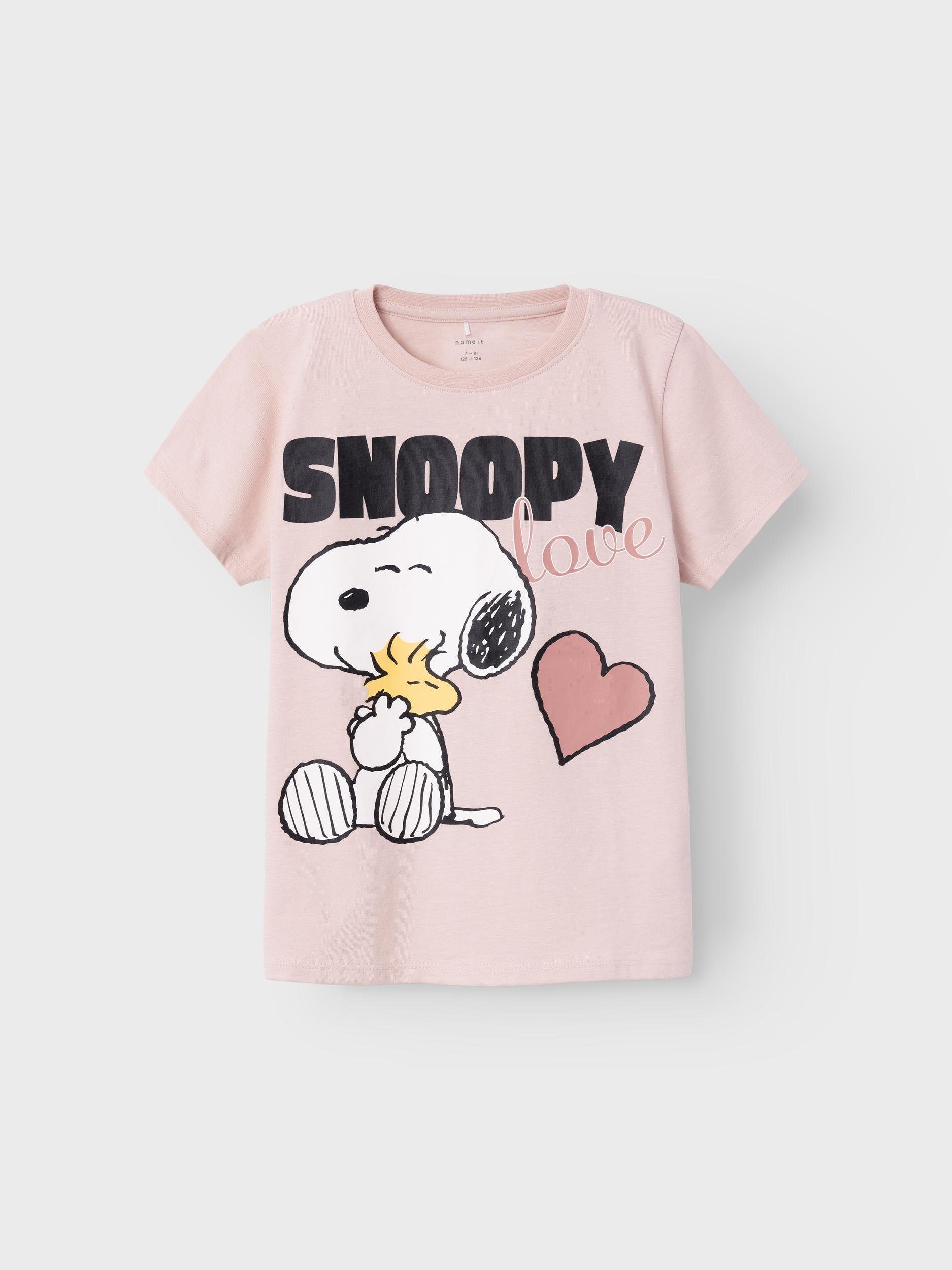 It SNOOPY TOP T-Shirt Name VDE NKFNANNI NOOS SS