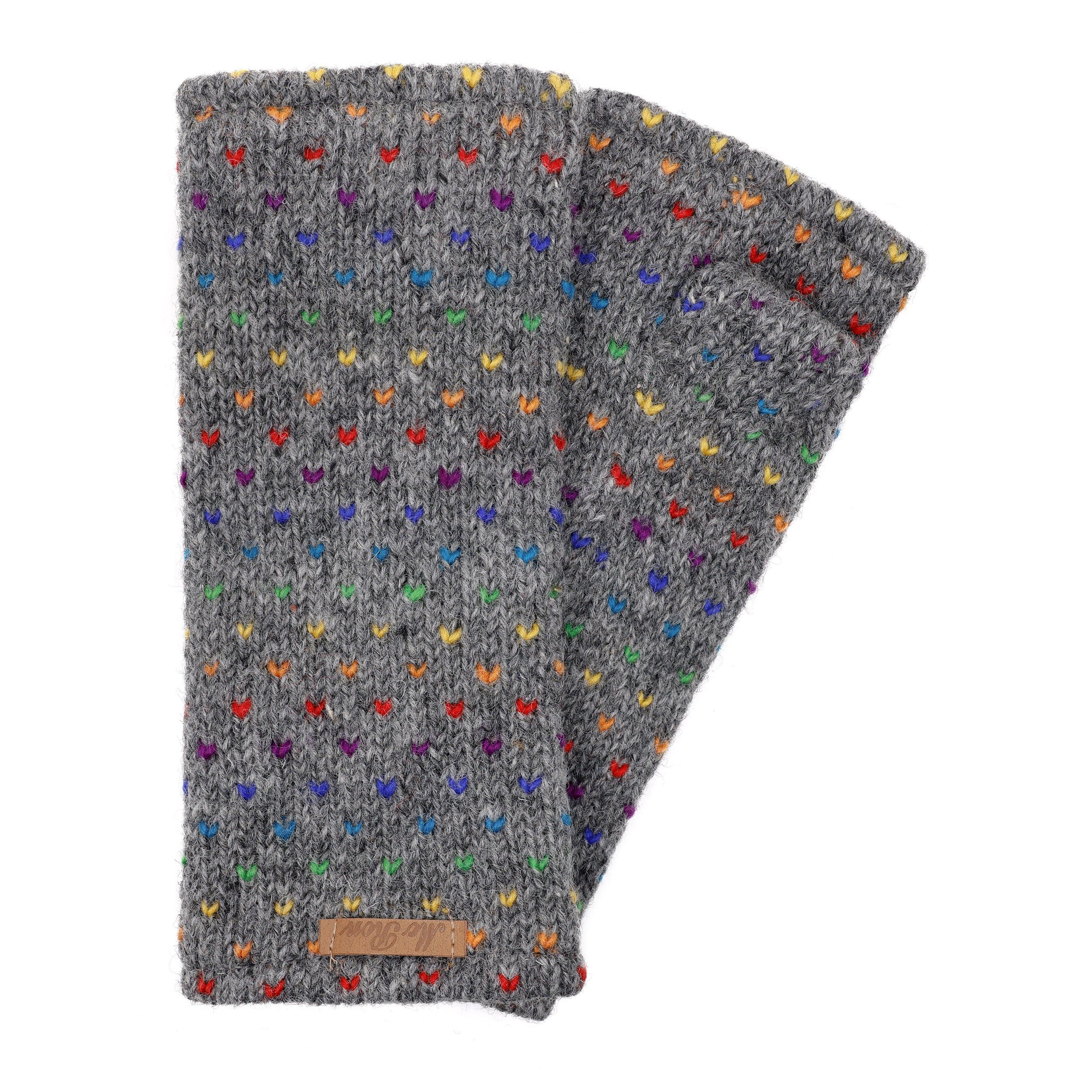 McRon Armstulpen Pulswärmer Modell Ines Regenbogen Mit Daumen, mit hohem Sc günstig online kaufen