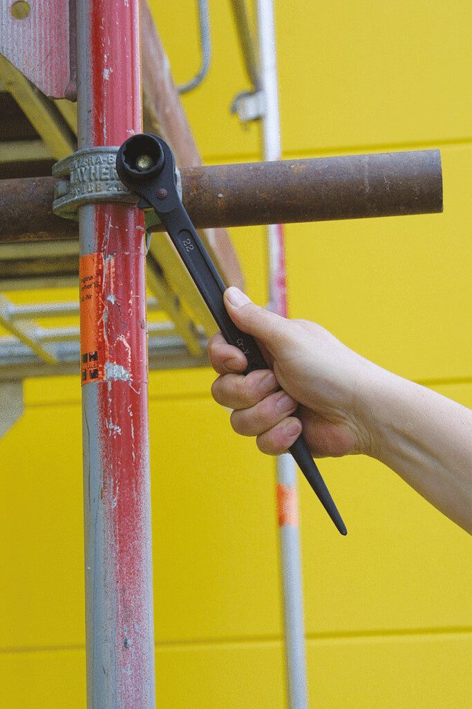 KS Tools Ratschenringschlüssel, Gerüstbauschlüssel, umschaltbar