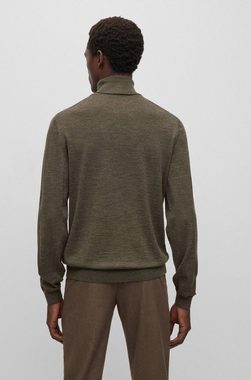 BOSS Strickpullover Herren Rollkragenpullover MUSSO-P aus Wolle (1-tlg)