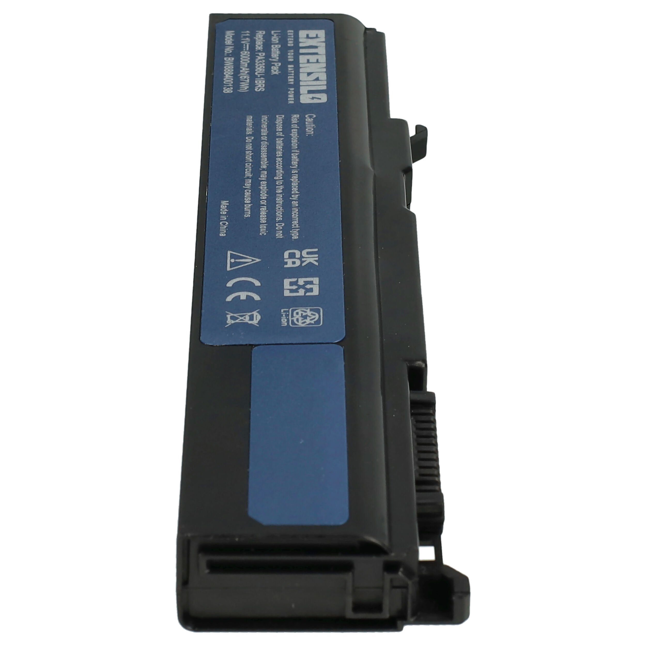 Extensilo kompatibel mit Toshiba Dynabook Li-Ion 6000 V) Qosmio (11,1 Laptop-Akku F25-AV205 mAh