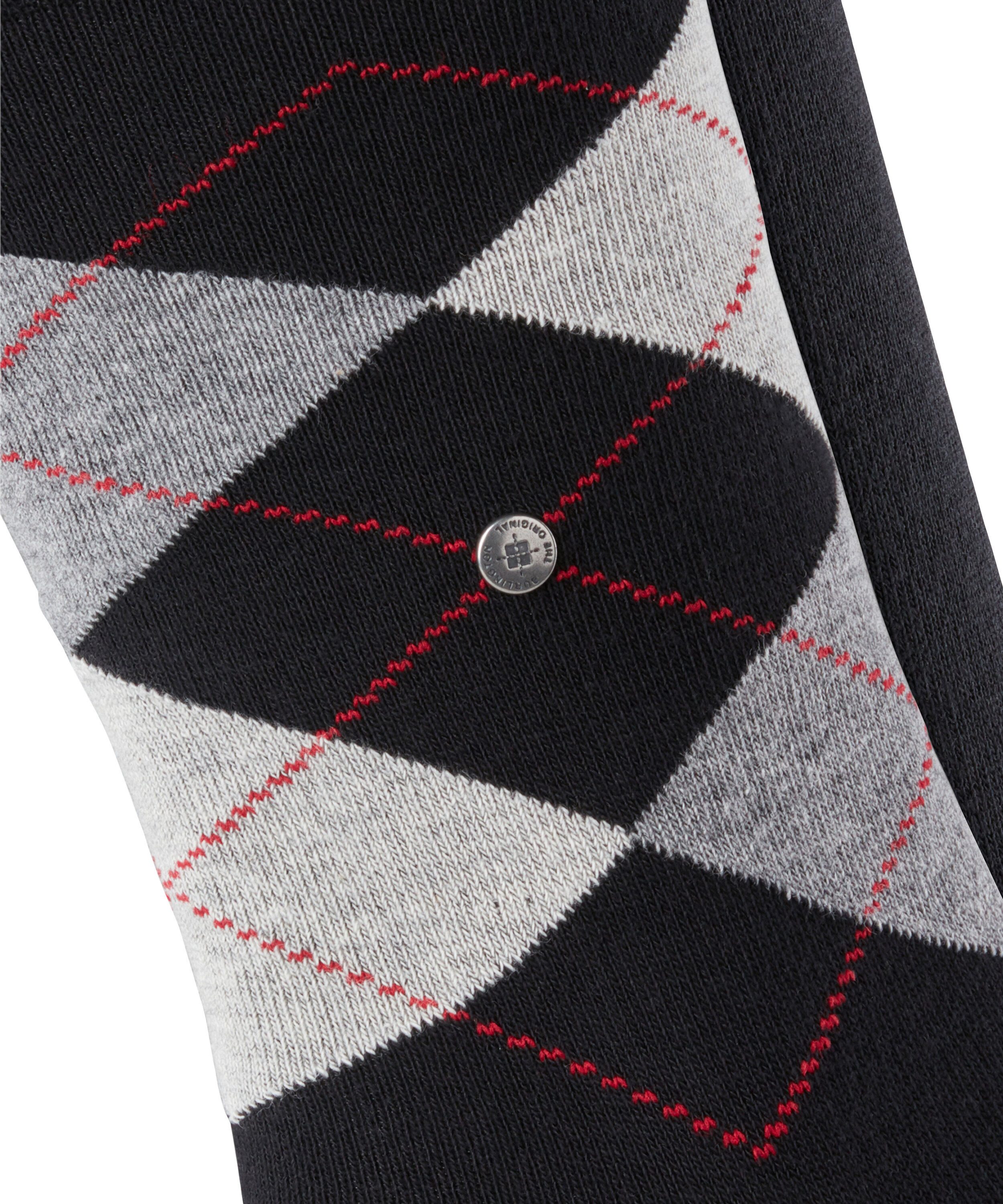 Burlington Socken Everyday Argyle Mix (2 Paar) atmungsaktiv, Einheitsgröße 40-46, Argyle-Muster – Bild 4 von 5