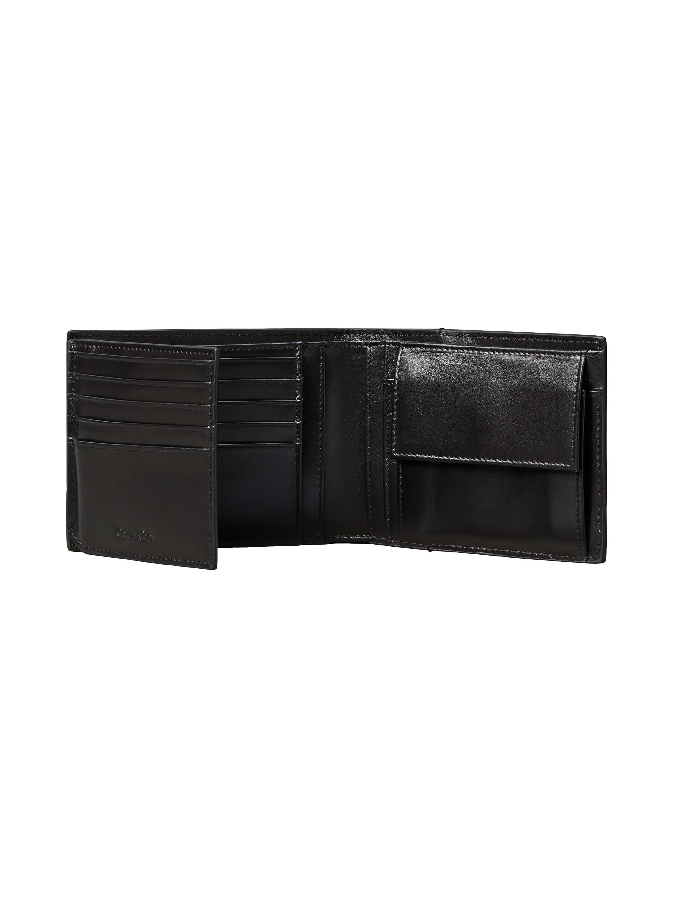 Calvin Klein Geldbörse RAISED EW TRIFOLD, unisex Geldbeutel, Portemonnaie, Money Pocket