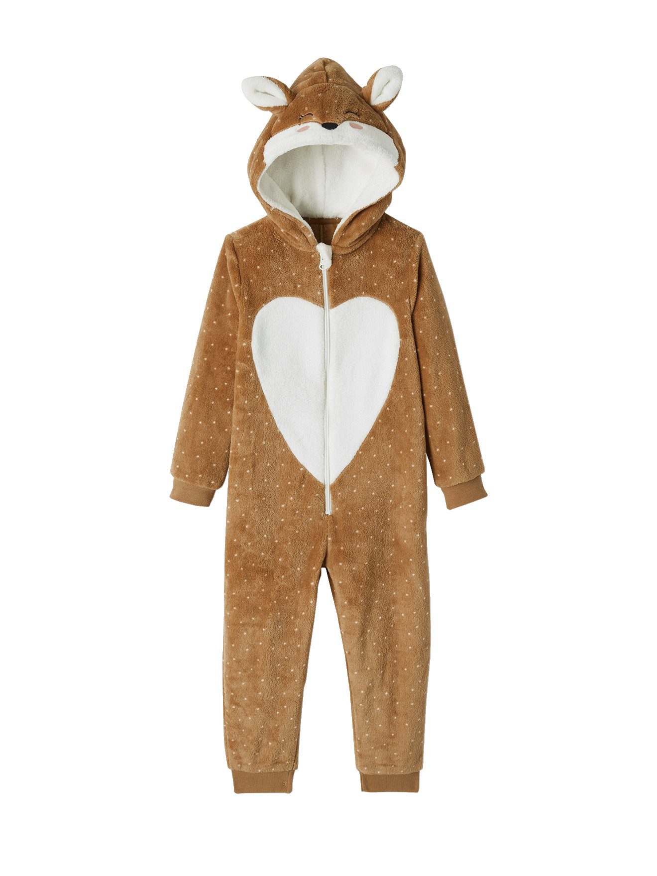 vertbaudet Schlafanzug Mädchen Overall/Onesie FUCHS