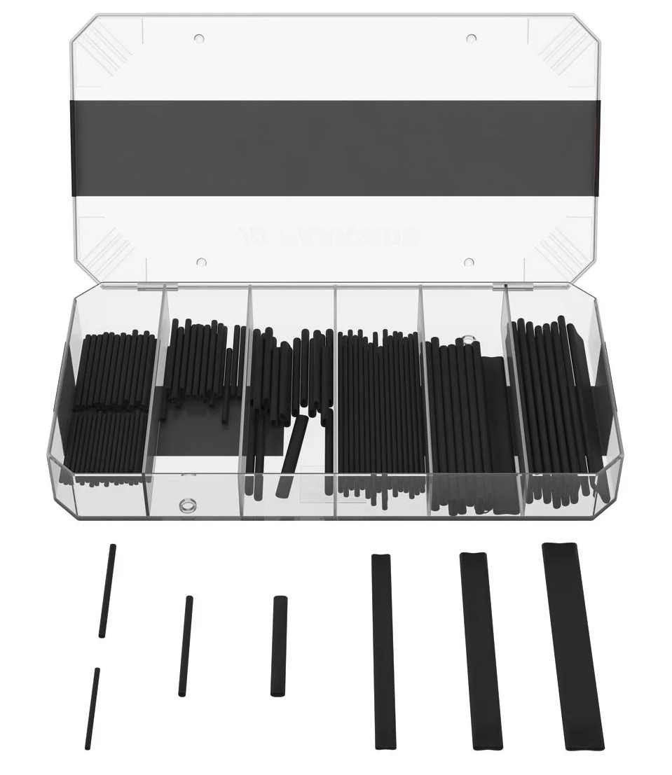 Parkside Schrumpfschlauch Schrumpfschlauch-Sortiment Verbindung von Kabeln etc.