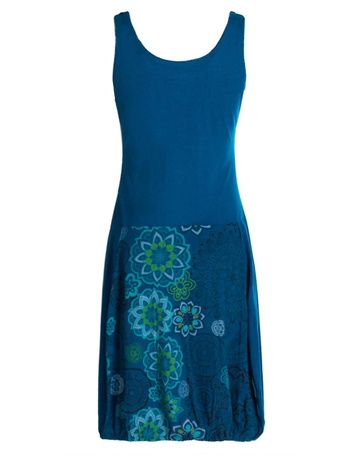 Vishes Ballonkleid Damen Kleid Baumwolle geblümt günstig online kaufen