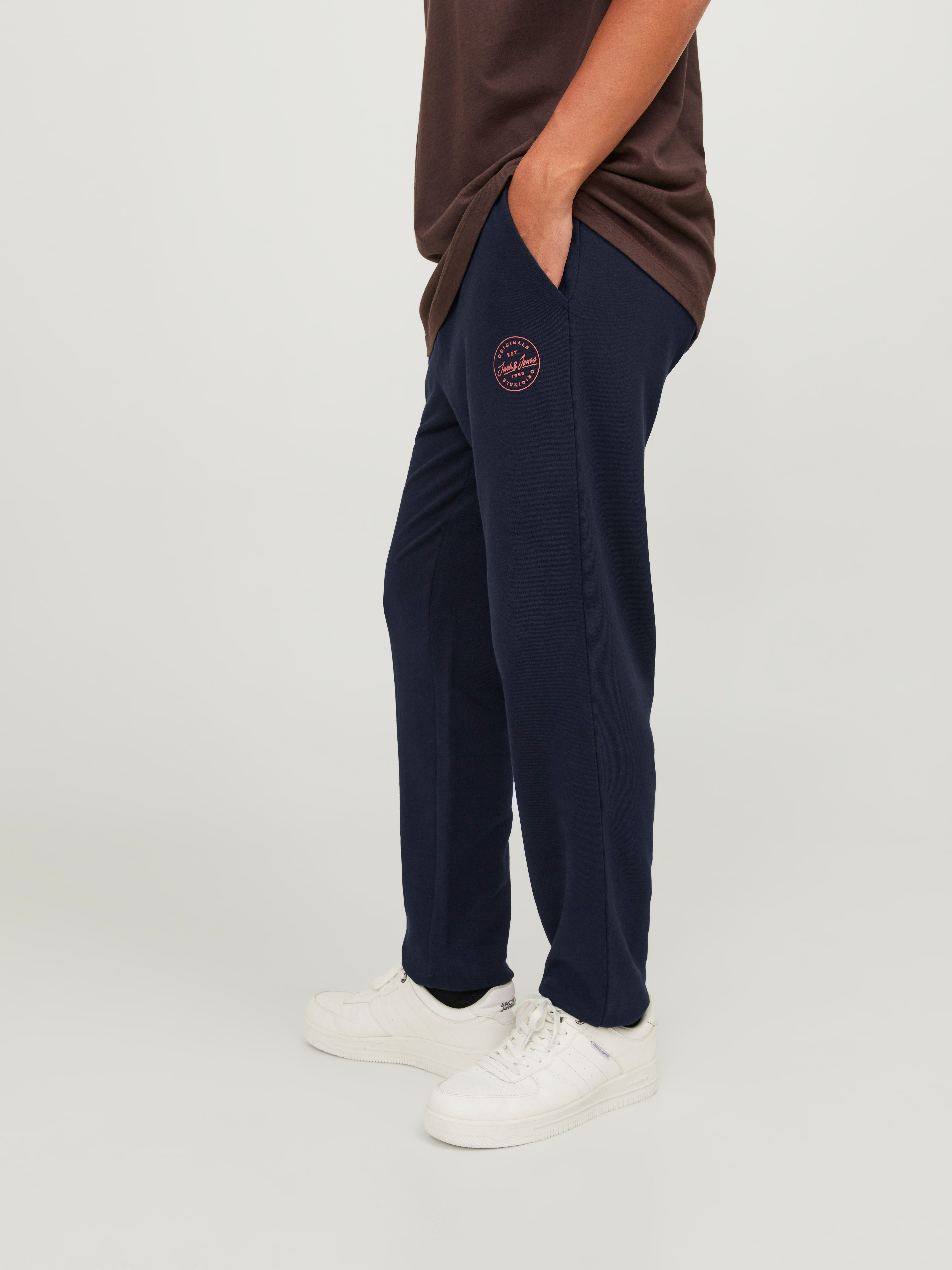 Jack & Jones Sweathose JPSTGORDON Jogpants mit Kordelzug und bequemem Schnitt unifarben, modisch, bequem, Baumwolle