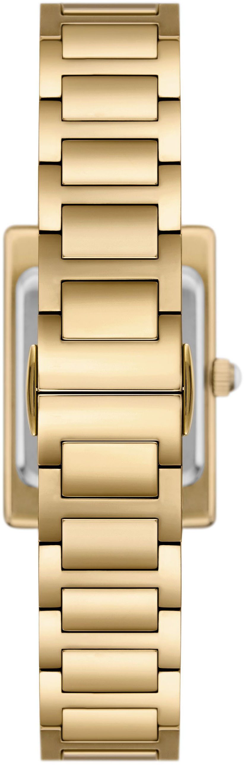 Emporio Armani Quarzuhr AR11659, Armbanduhr, Damenuhr, Edelstahlarmband, analog, Glassteine