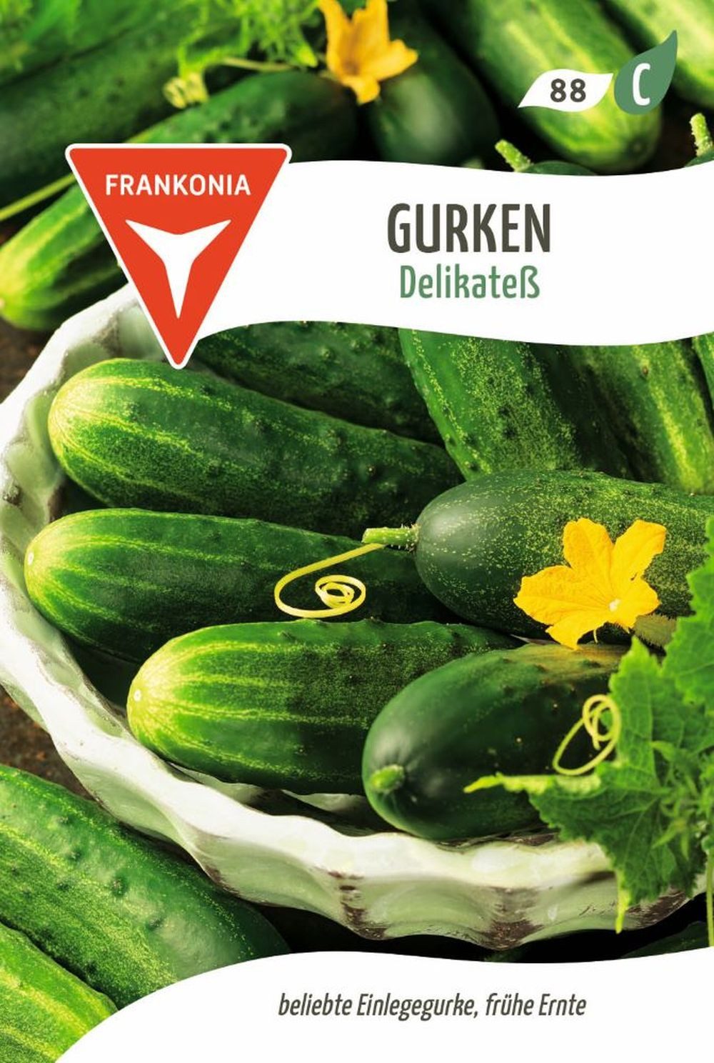 FRANKONIA Gemüsesamen Gurke, Delikateß - Gurken-Samen Saatgut Samen, Cucumis sativus