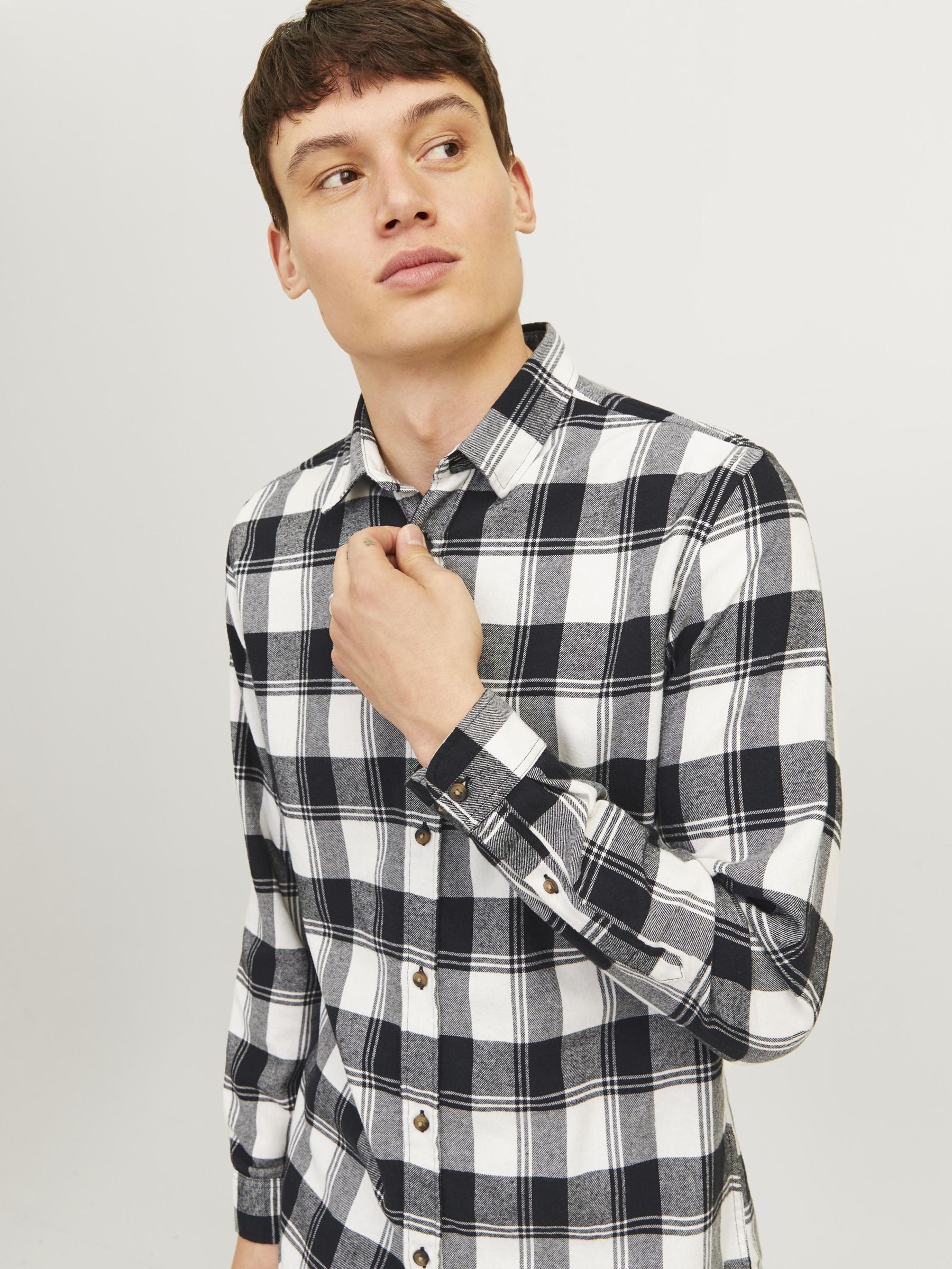 Jack & Jones Langarmhemd JJJOSHUA FALL BUFFALO SHIRT LS günstig online kaufen