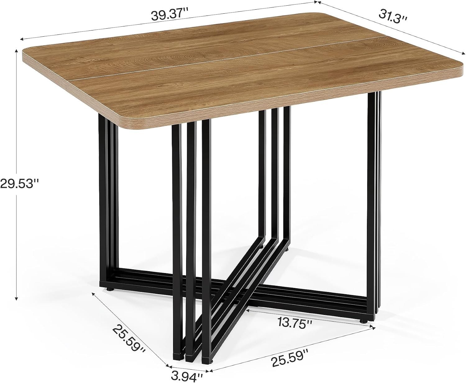Tribesigns Esstisch 100 cm Esstisch
