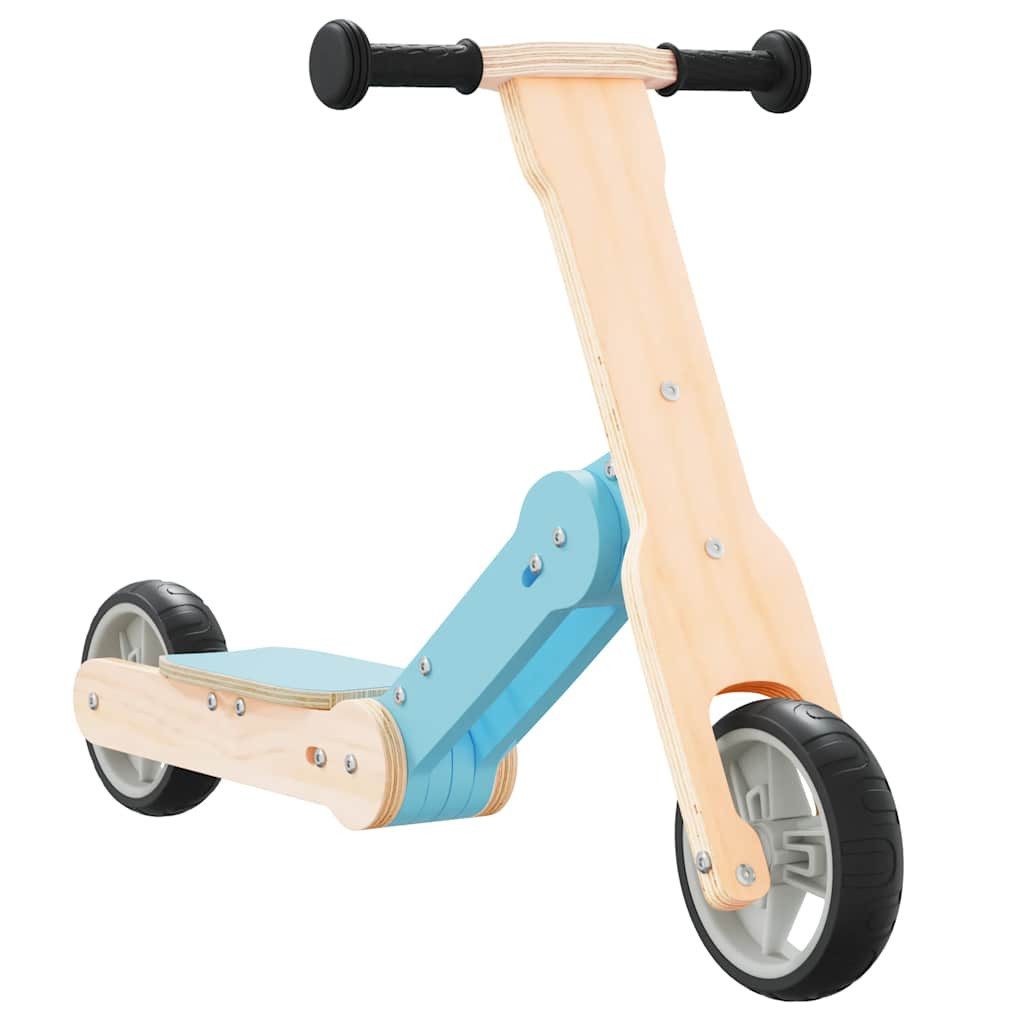 vidaXL Tretfahrzeug Kinderroller 2-in-1 Hellblau
