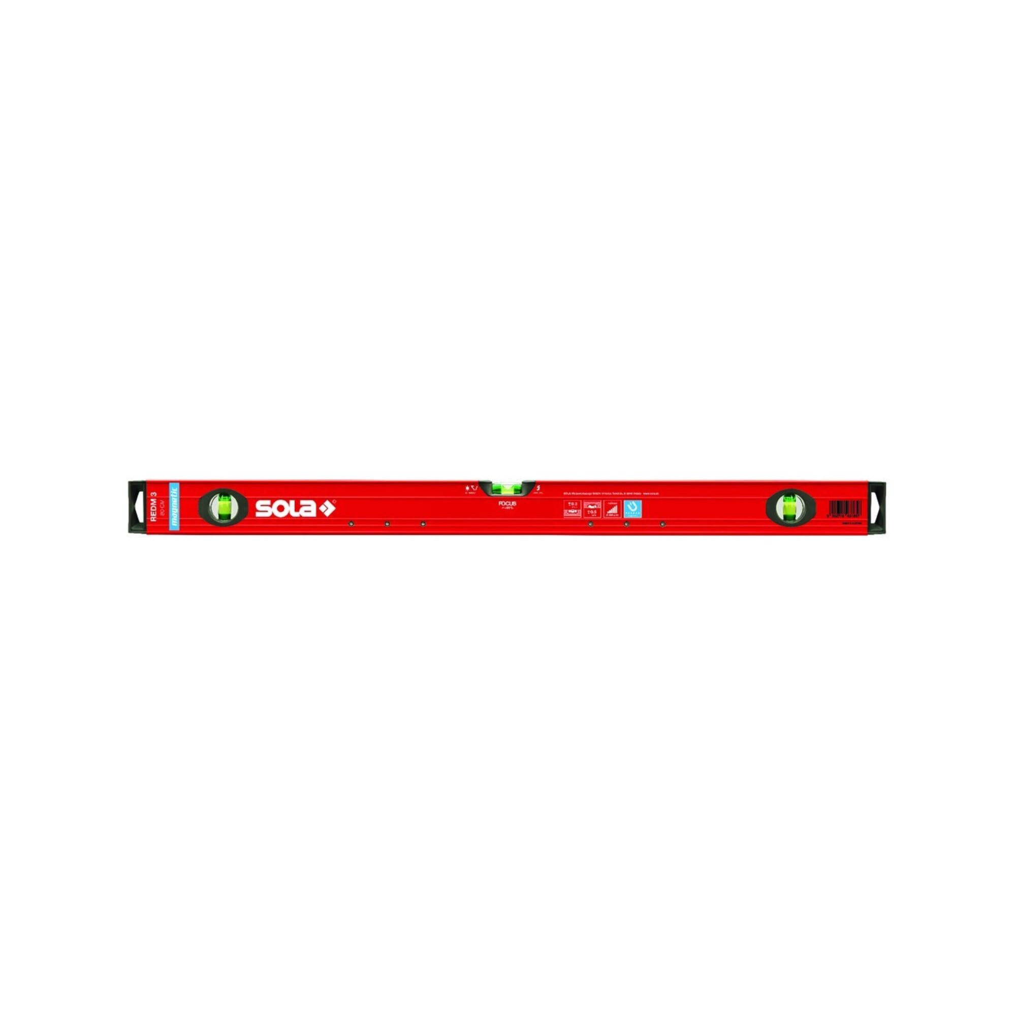 Sola Wasserwaage SOLA Magnet-Wasserwaage LM Big REDM 3 60cm pulverbeschichtet