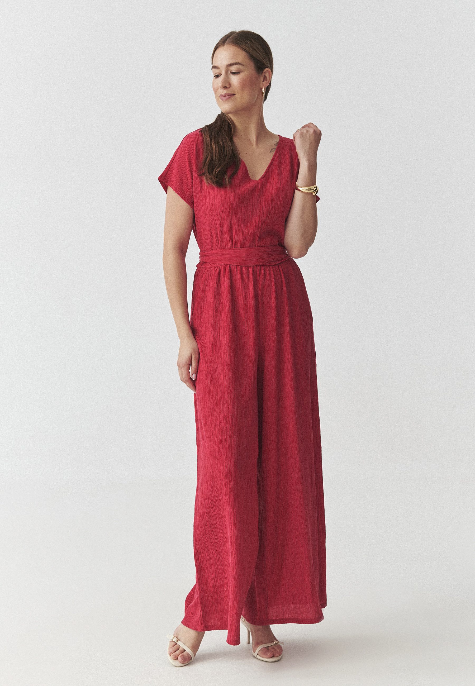 TATUUM Jumpsuit Fuchsia Jumpsuit Mit Weitem Bein - Koreki 1