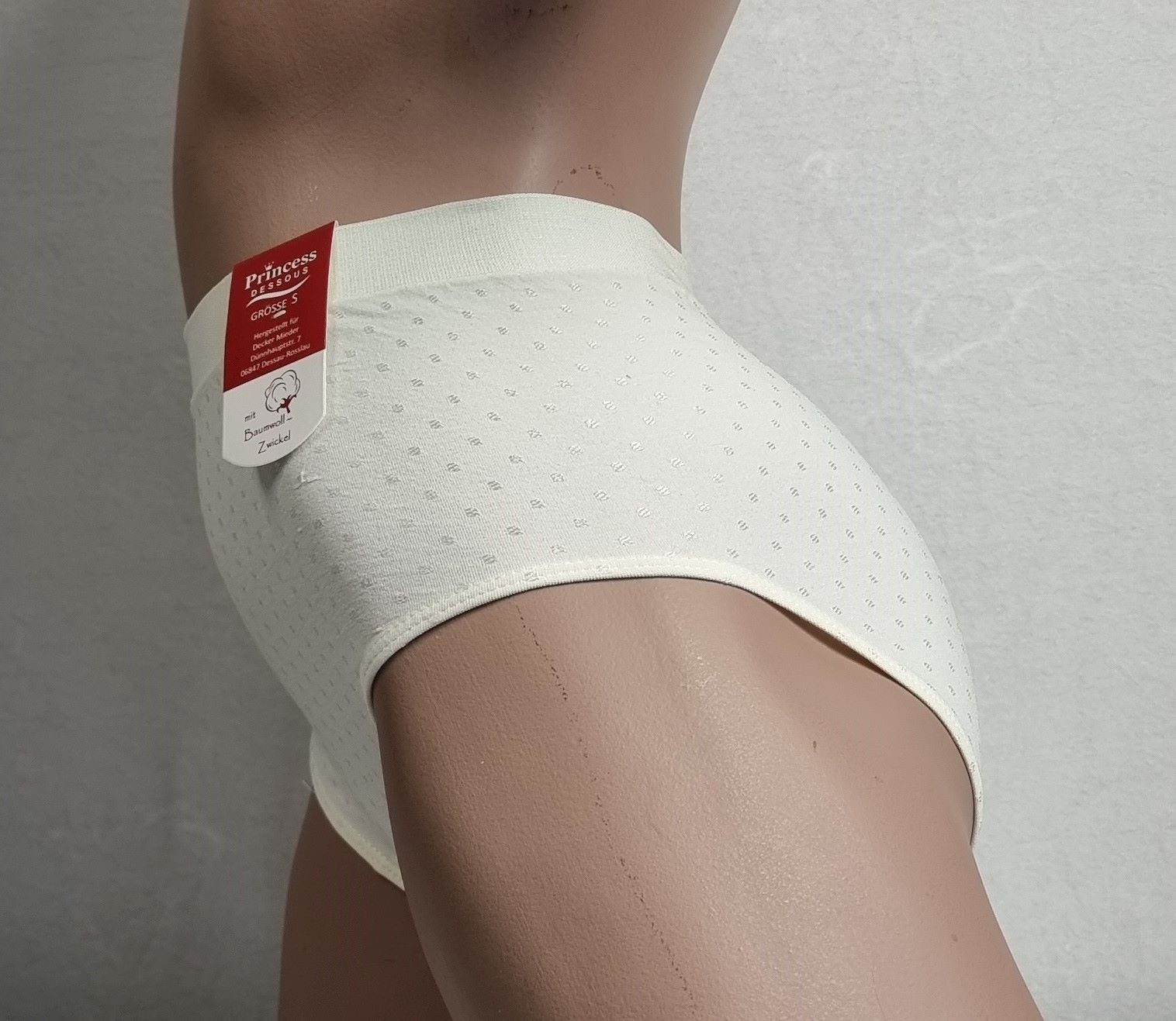Dekker Taillenslip Damen Hüftslip Seamless 3er Pack ohne Nähte super elastisch (Packung, 3er - Pack) Satinpünktcken – Bild 3 von 5