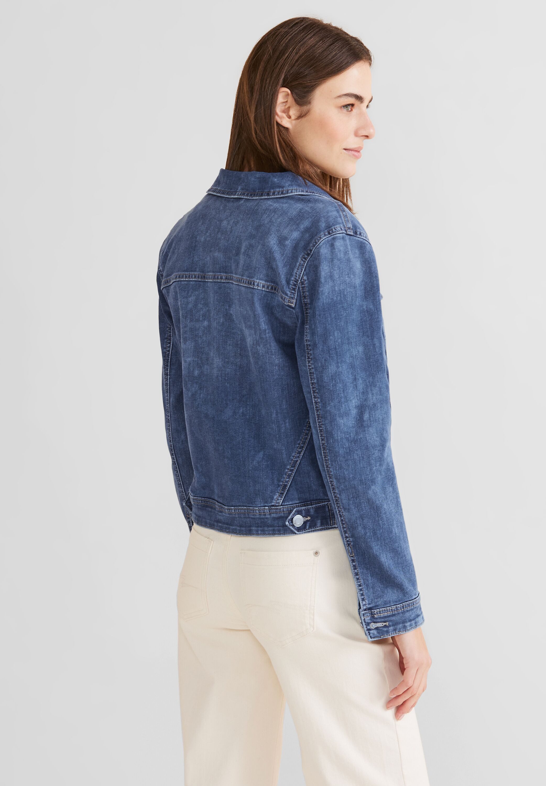 STREET ONE Jeansjacke mit Brusttaschen