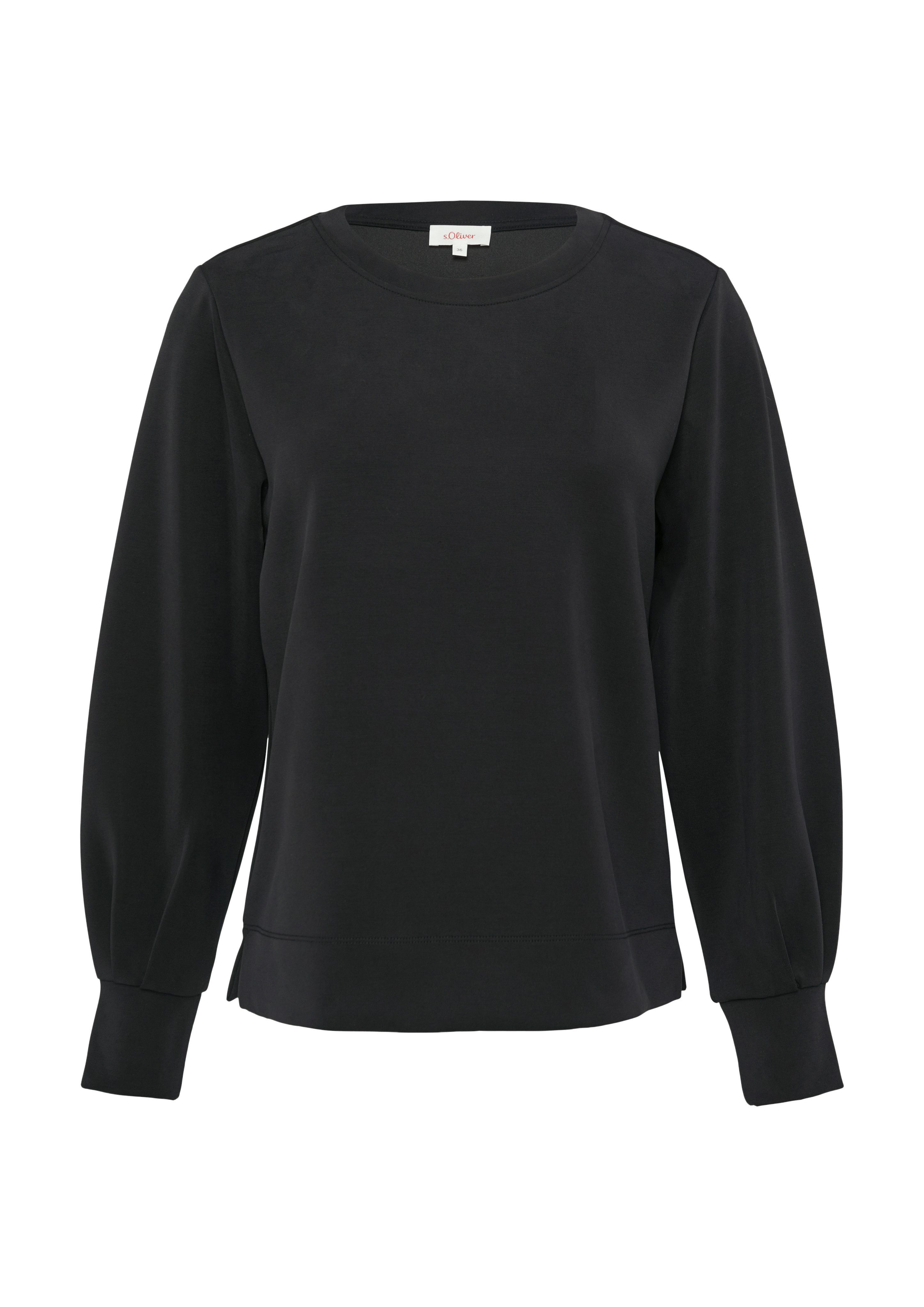 s.Oliver Sweatshirt mit Bündchen günstig online kaufen