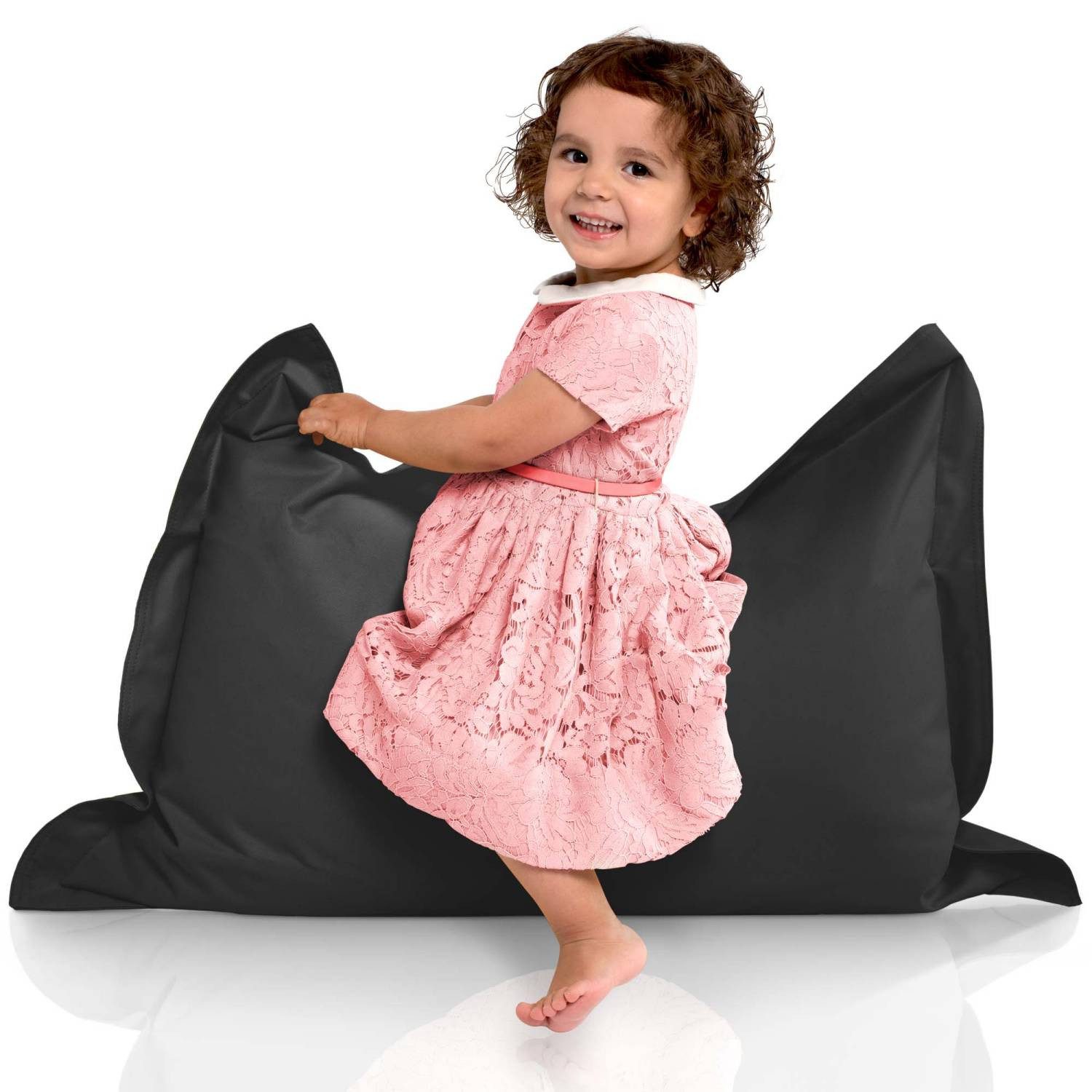 Green Bean Sitzsack Kinder-Sitzsack 70x100cm - 70 Liter (Kinder-Sitzsack 70x100cm & 70 Liter EPS-Perlen Füllung, - Indoor & Outdoor - Bean Bag Sitzkissen Bodenkissen), Sessel Riesensitzsack Liegekissen für Jungen & Mädchen