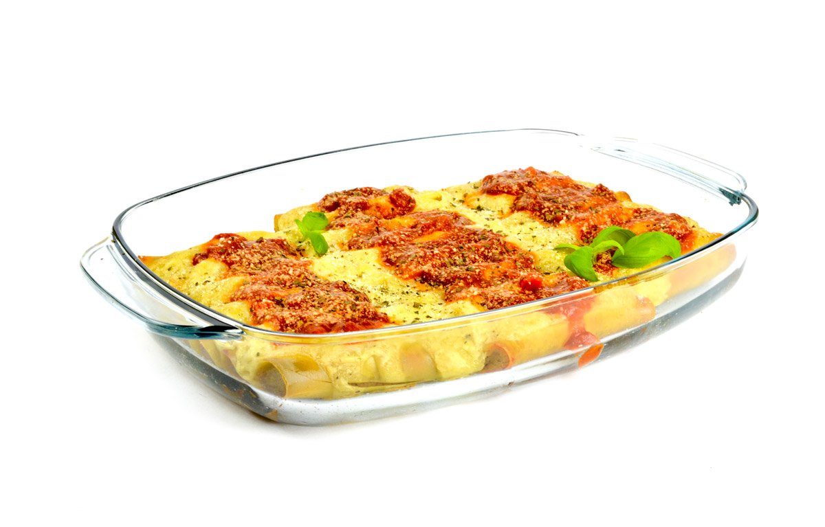 Sendez Backform Auflaufform 3,6L 35x26 cm Glasbräter Lasagneform Backblech Kuchenform, (1-tlg)