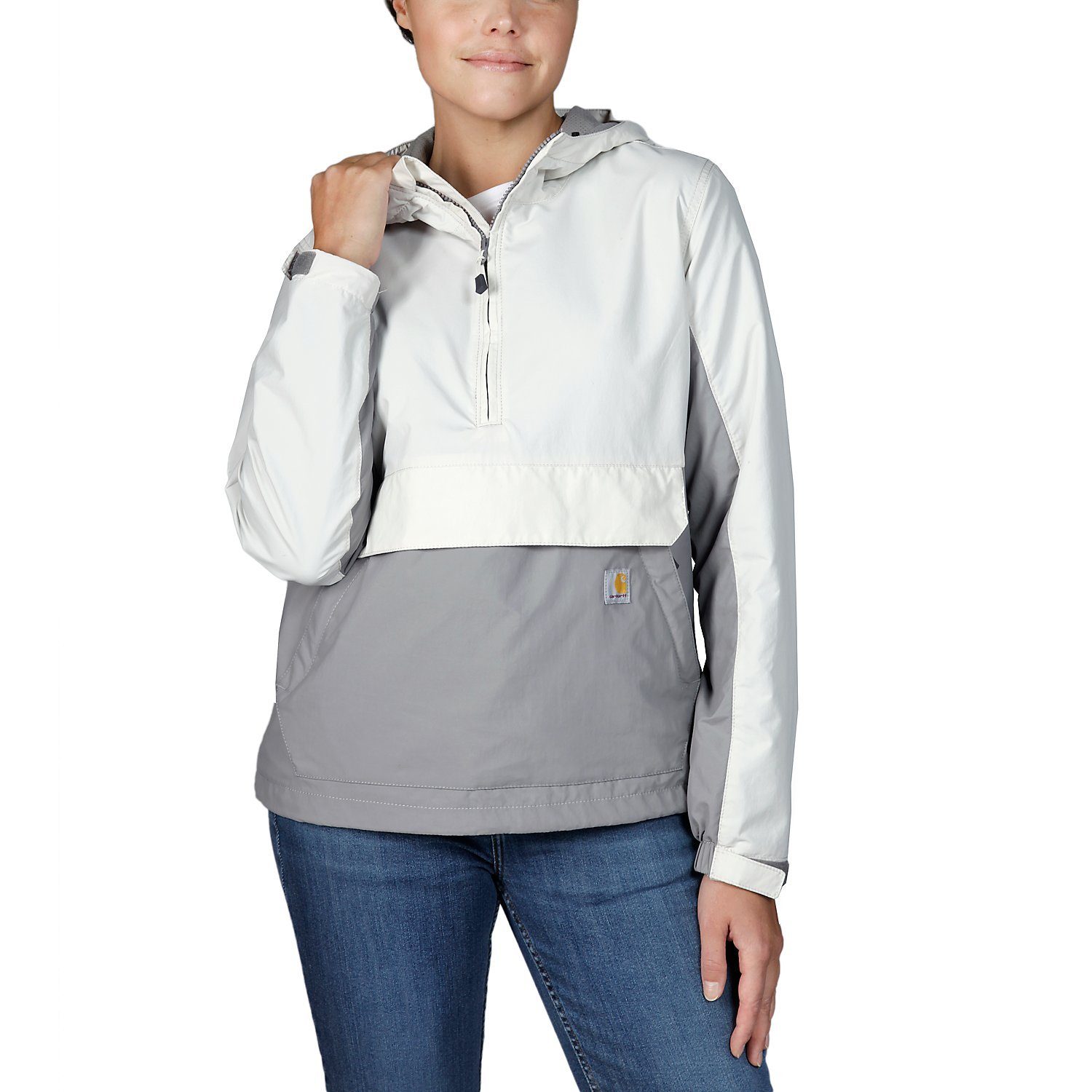 Carhartt Sweatjacke Damen Lightw. Anorak Robuster und stilvoller Outdoor-Begleiter