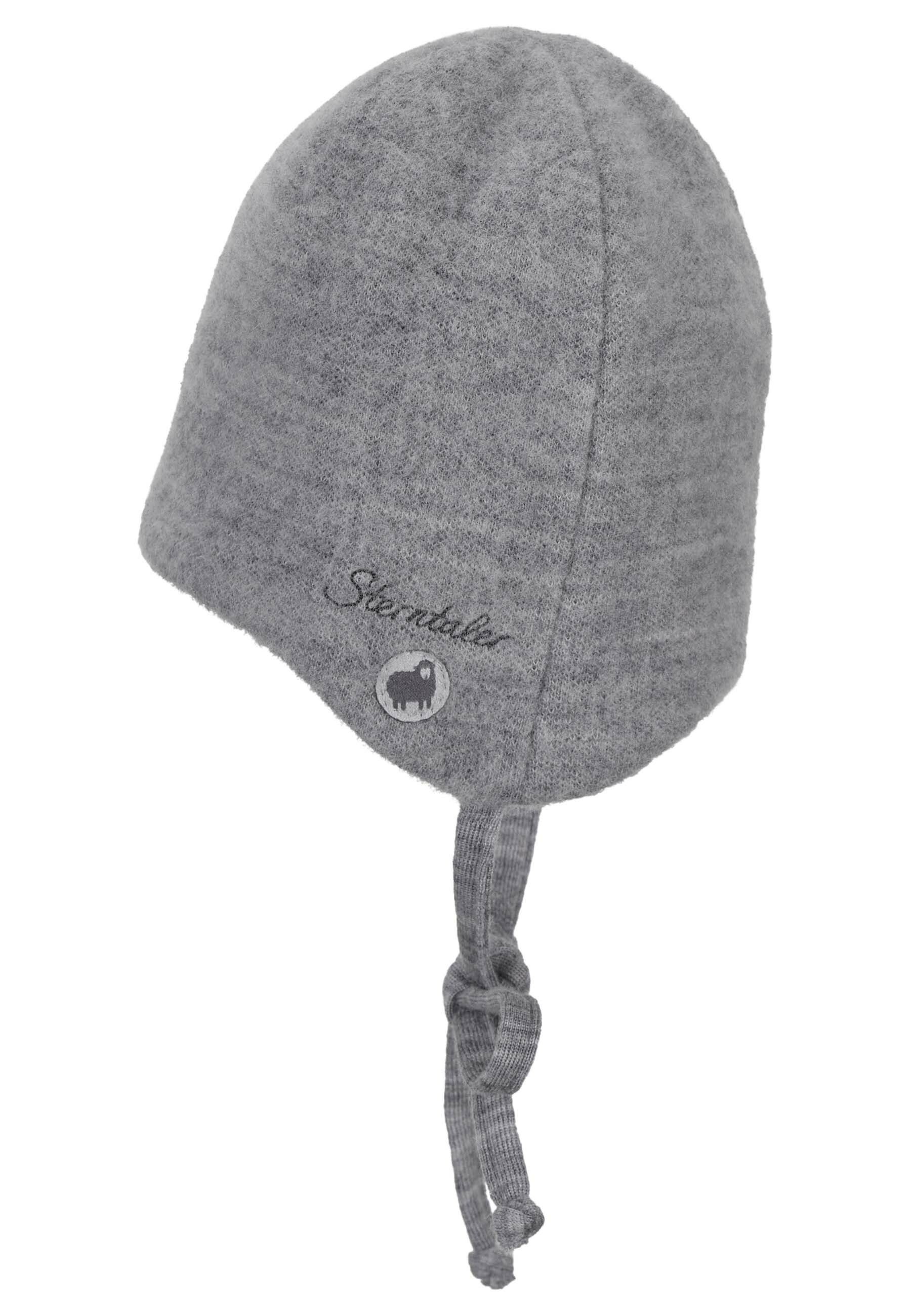 Sterntaler® Schlupfmütze Mütze Wolle (1-St) Baby Beanie Mütze aus weicher Merinowolle unifarben