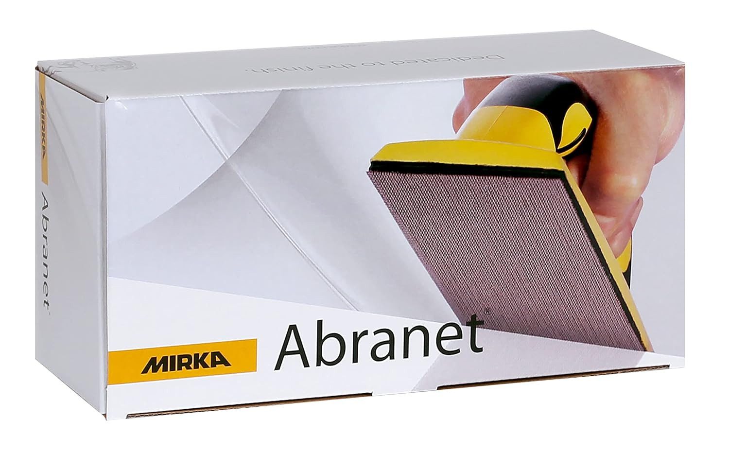 Mirka Schleifpapier Abranet Schleifstreifen, (50 St), 80x230mm, Schleifen von Holz, Spachtel, Lack, Kunststoff